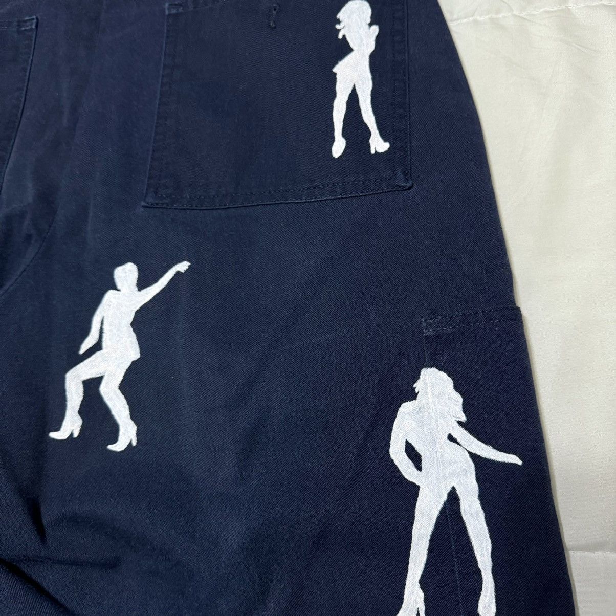 Vintage Custom Blue Cargo Pants Size US 36 / EU 52 - 13 Thumbnail