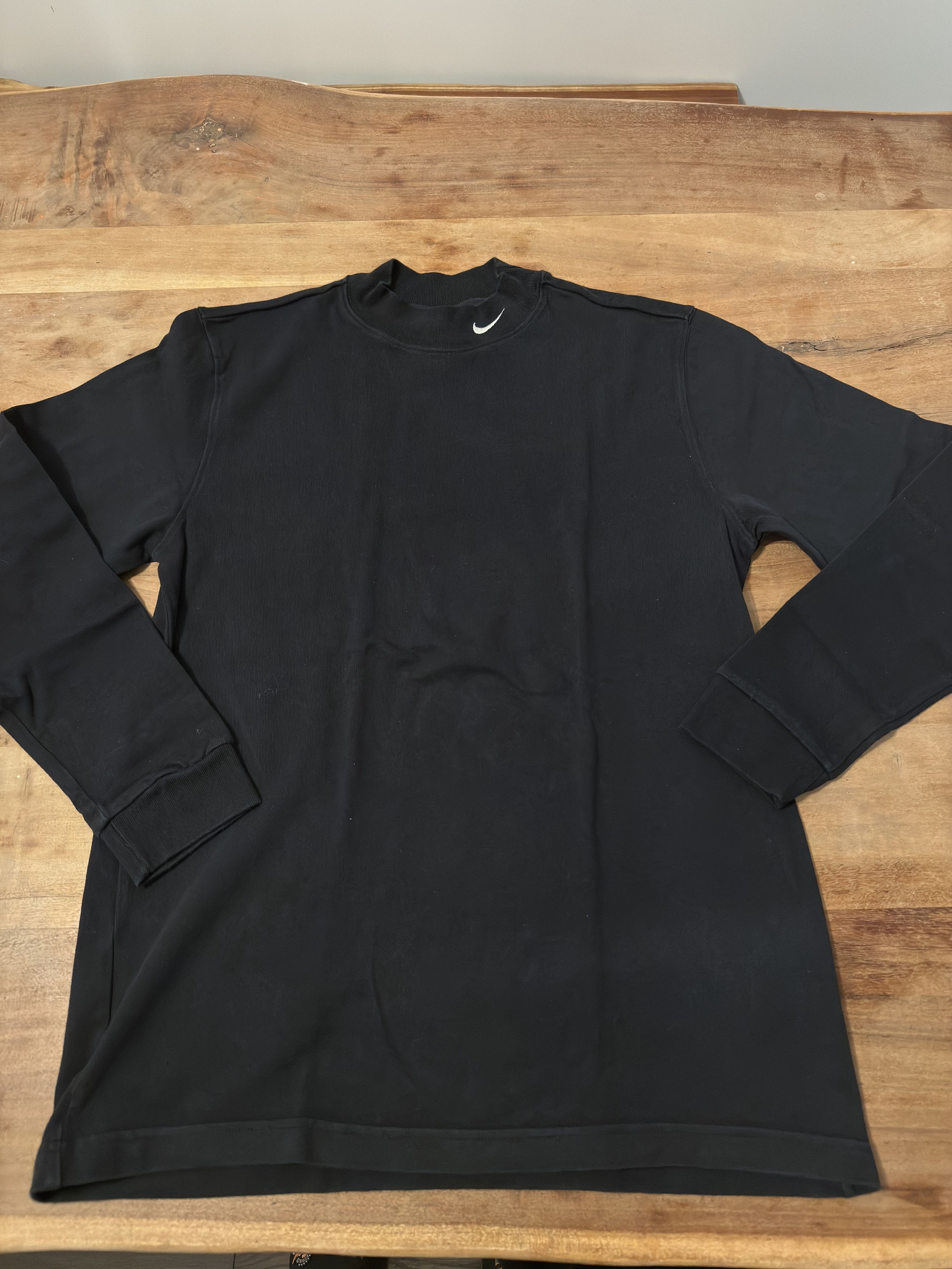 Nike Nike Sportswear Long-sleeve Mock-Neck Shirt - Size Medium Size US M / EU 48-50 / 2 - 1 Thumbnail