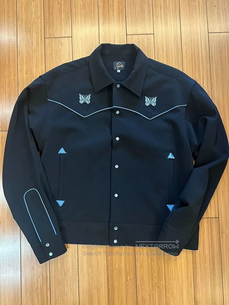 Needles Needles 23SS Palace Jacket Black Blue . Size US L / EU 52-54 / 3 - 1 Thumbnail