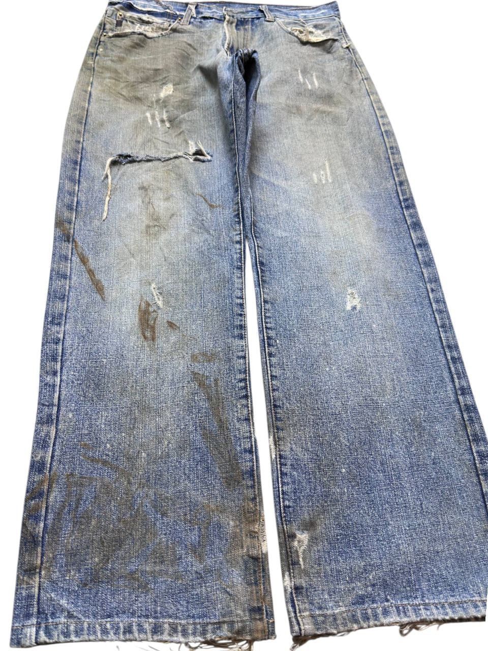 Abercrombie & Fitch Vintage Abercombie&Fitch Mudwash Ripped Grunge Denim Size US 31 - 3 Thumbnail