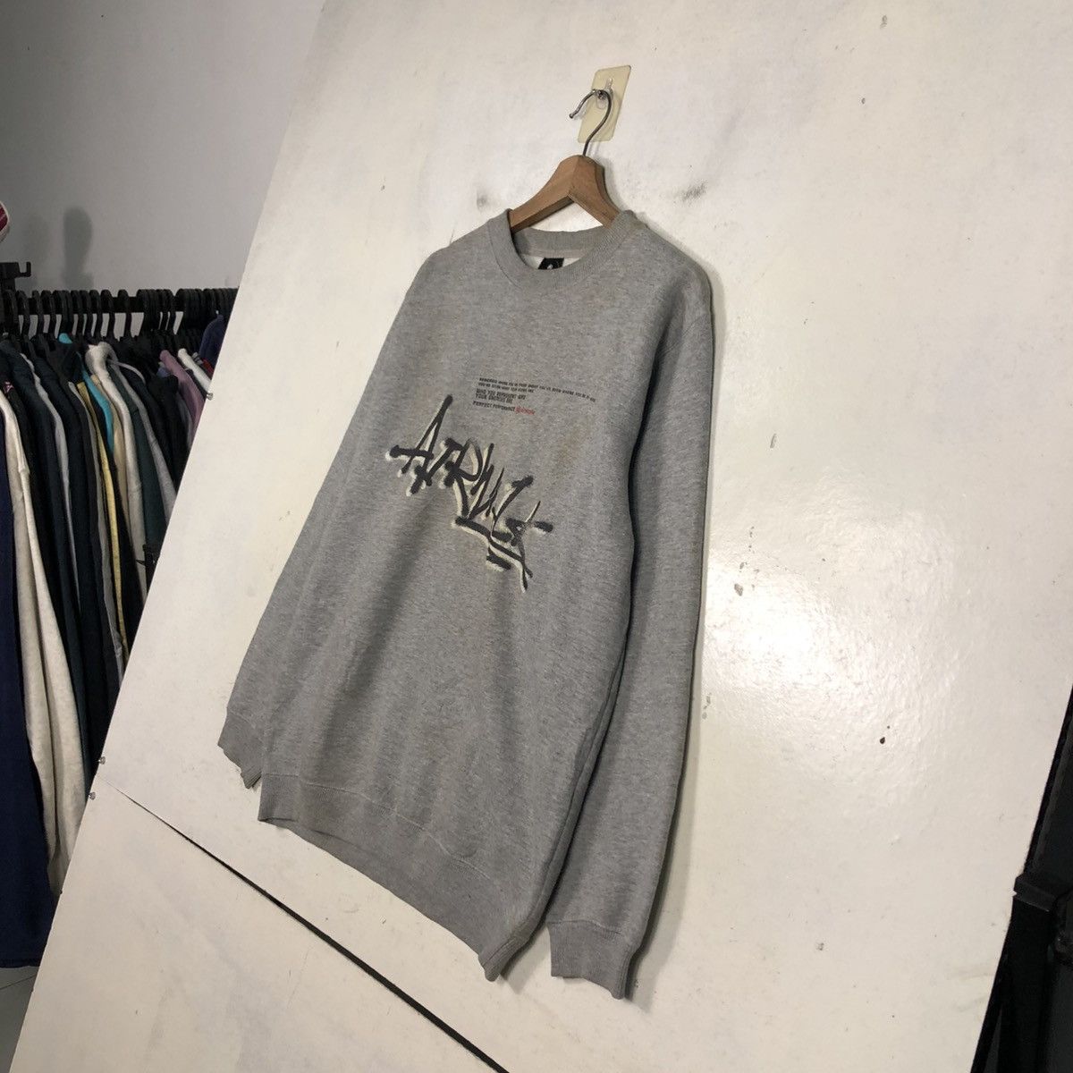 Japanese Brand 📌Vintage Sweatshirt Crewneck Airwalk Spell Out Big Logo Size US M / EU 48-50 / 2 - 4 Thumbnail