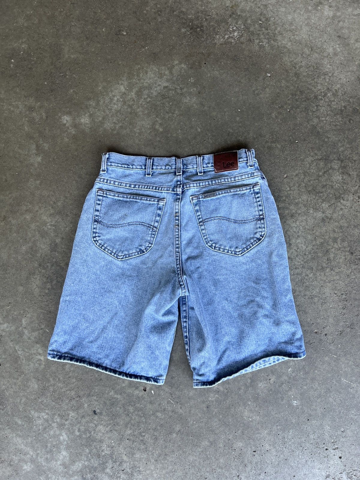 Lee Vintage Vintage Lee Riveted Jean shorts jorts Baggy Y2K Grailed