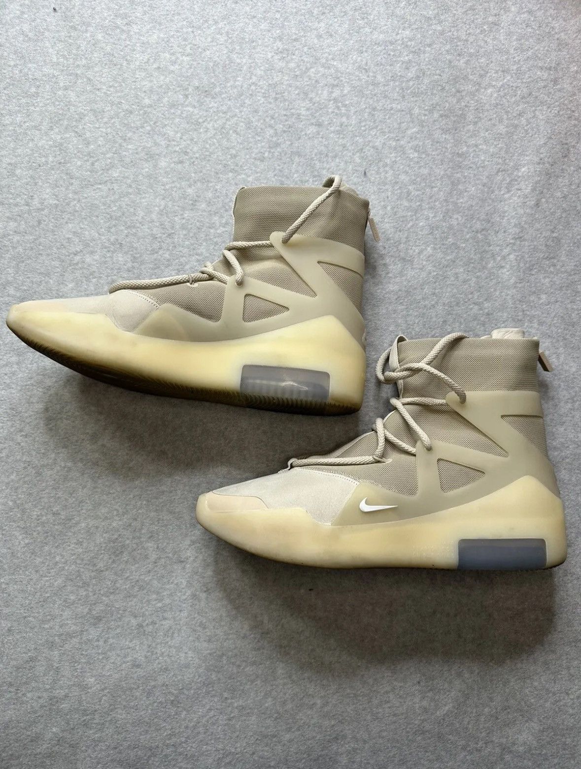 Fear of God × Nike Nike Air Fear of God 1 Oatmeal 2019 size 10 Size US 10 / EU 43 - 5 Thumbnail