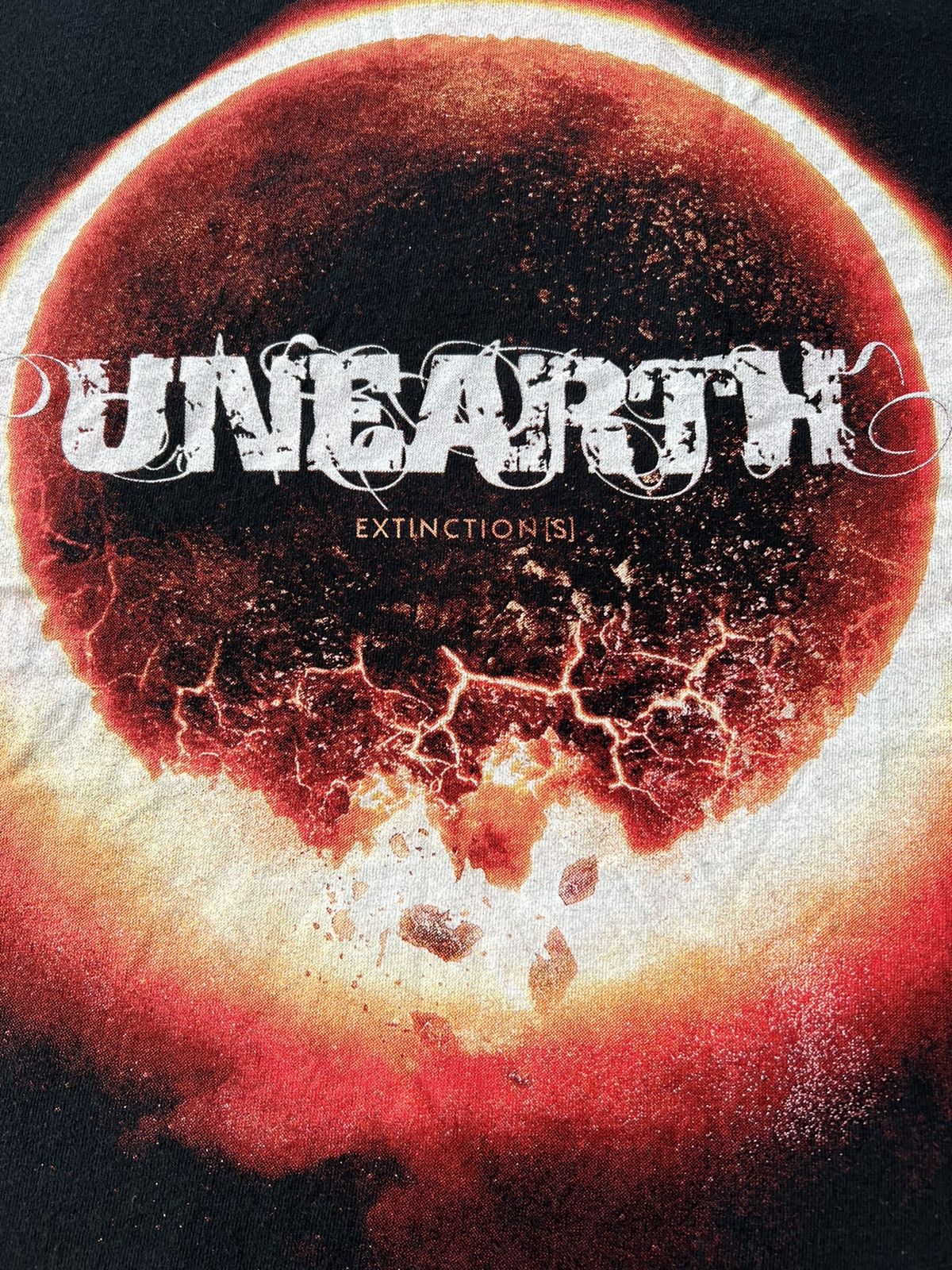 Band Tees Vintage 2019 Unearth Metalcore Band Tour Black T-shirt Size US L / EU 52-54 / 3 - 4 Thumbnail