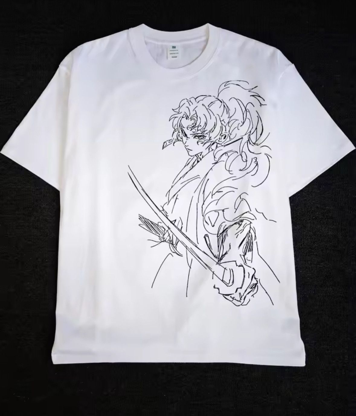 Japanese Brand Heavy Cotton Demon Slayer Kimetsu Paint Print T-Shirt Size US XXL / EU 58 / 5 - 3 Thumbnail