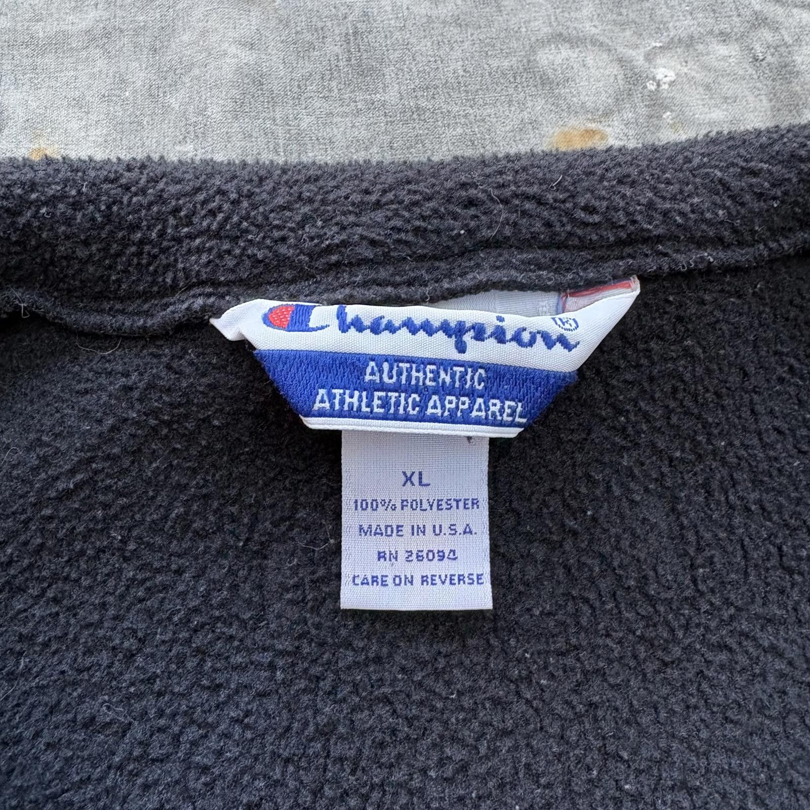 Champion Vintage 90s Champion Arkansas Razorbacks Black Fleece Vest Size US XL / EU 56 / 4 - 3 Thumbnail