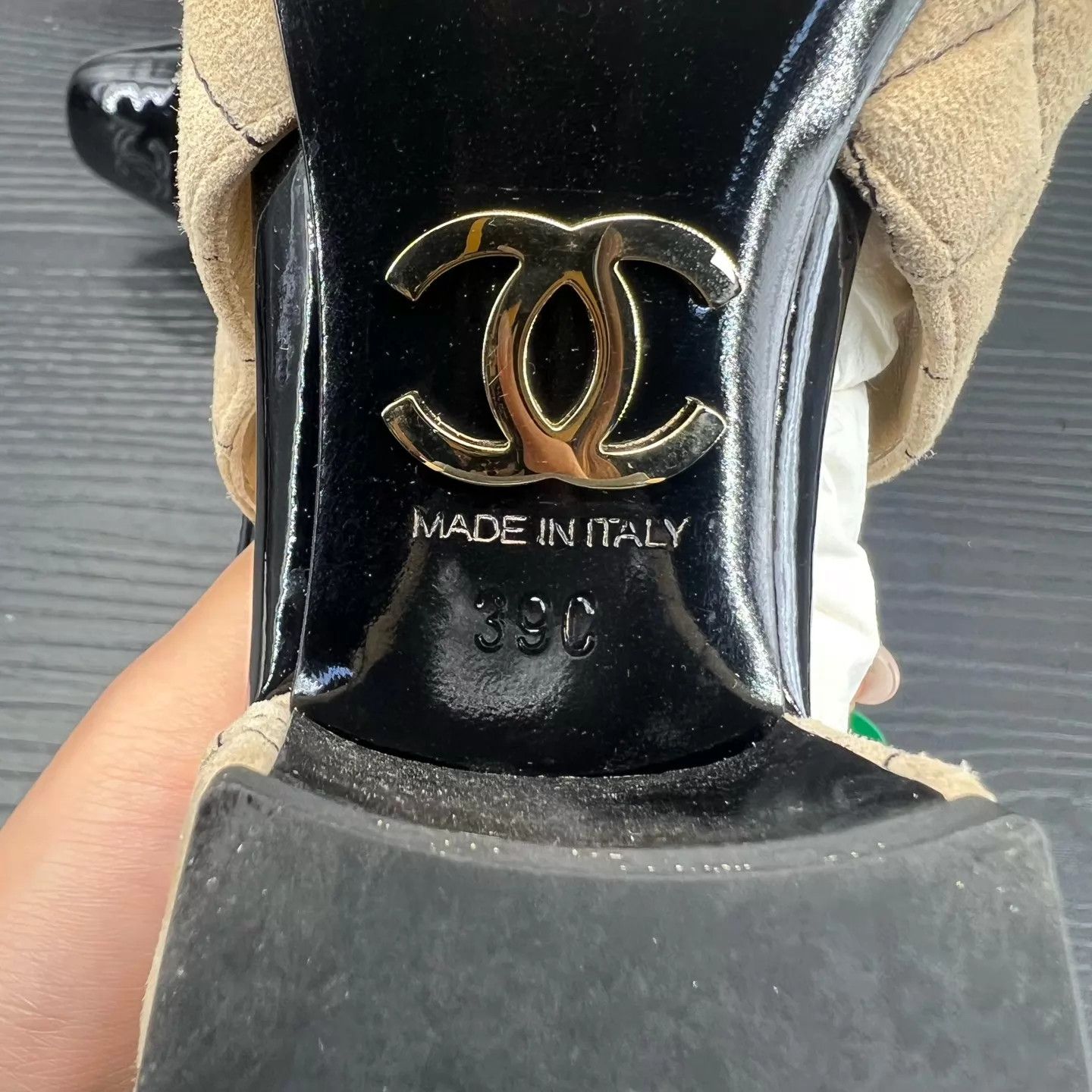 Chanel CHANEL Mary Jane Beige Heels 39 Worn Once Size US 8.5 / IT 38.5 - 6 Thumbnail