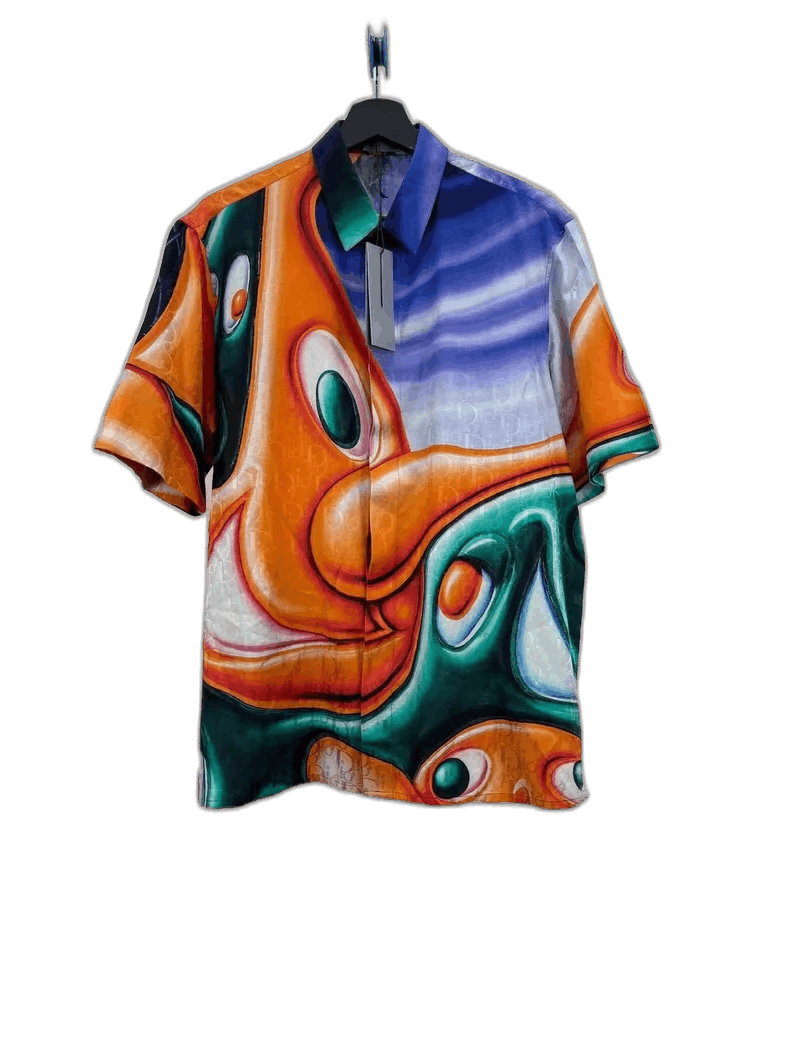 Dior Dior Kenny Short Sleeve Printed Shirt-yf Size US M / EU 48-50 / 2 - 1 Thumbnail