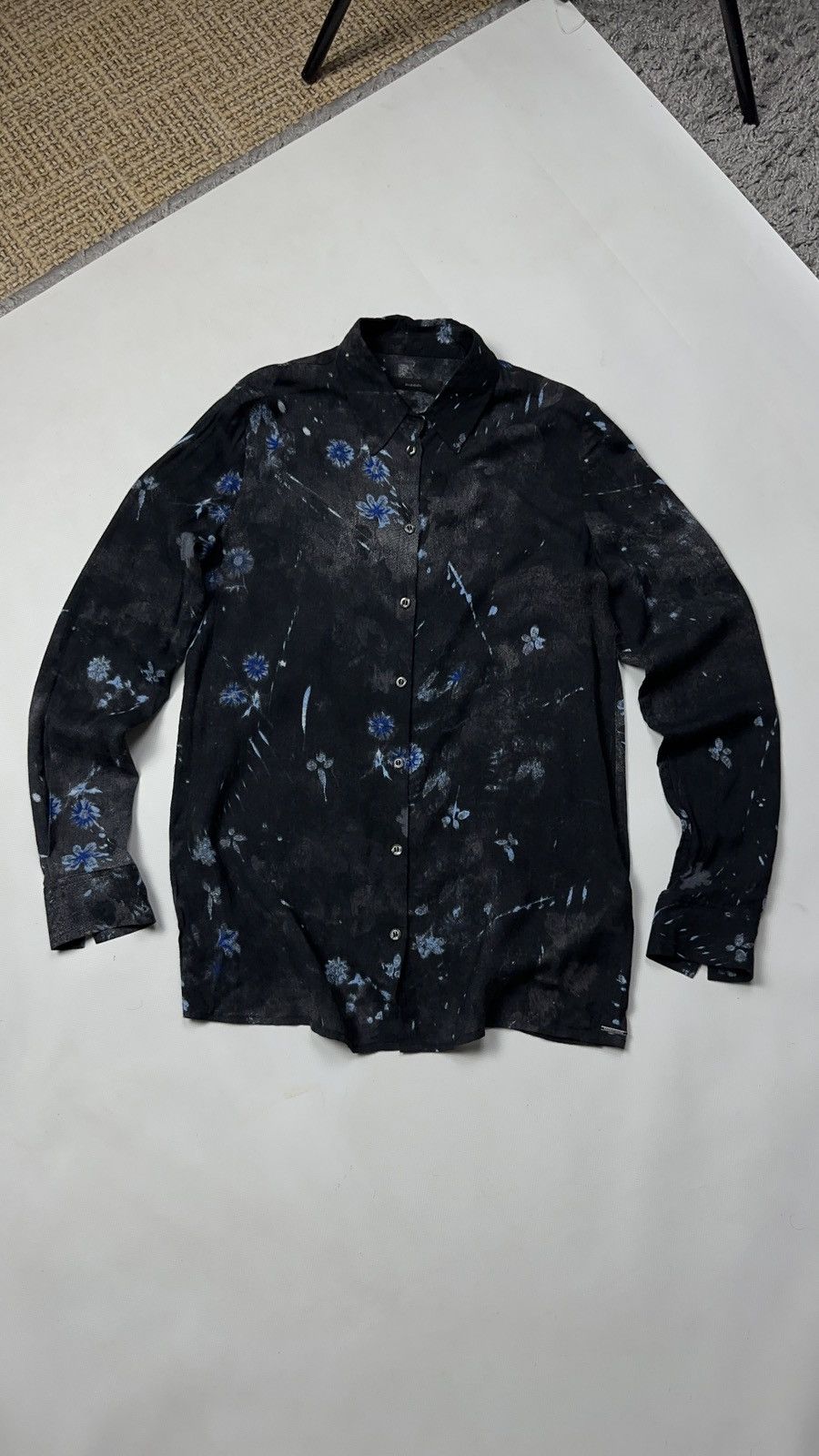 Diesel Diesel Floral All Over Printed Button Viscose Shirt Size US XS / EU 42 / 0 - 1 Thumbnail