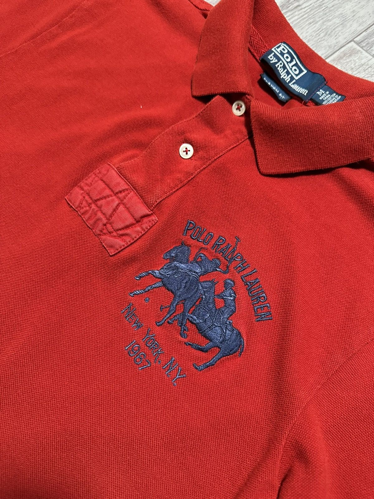 Polo Ralph Lauren × Ralph Lauren Vintage Polo Ralph Lauren Double Pony Number Two Polo Shirt Size US M / EU 48-50 / 2 - 4 Thumbnail