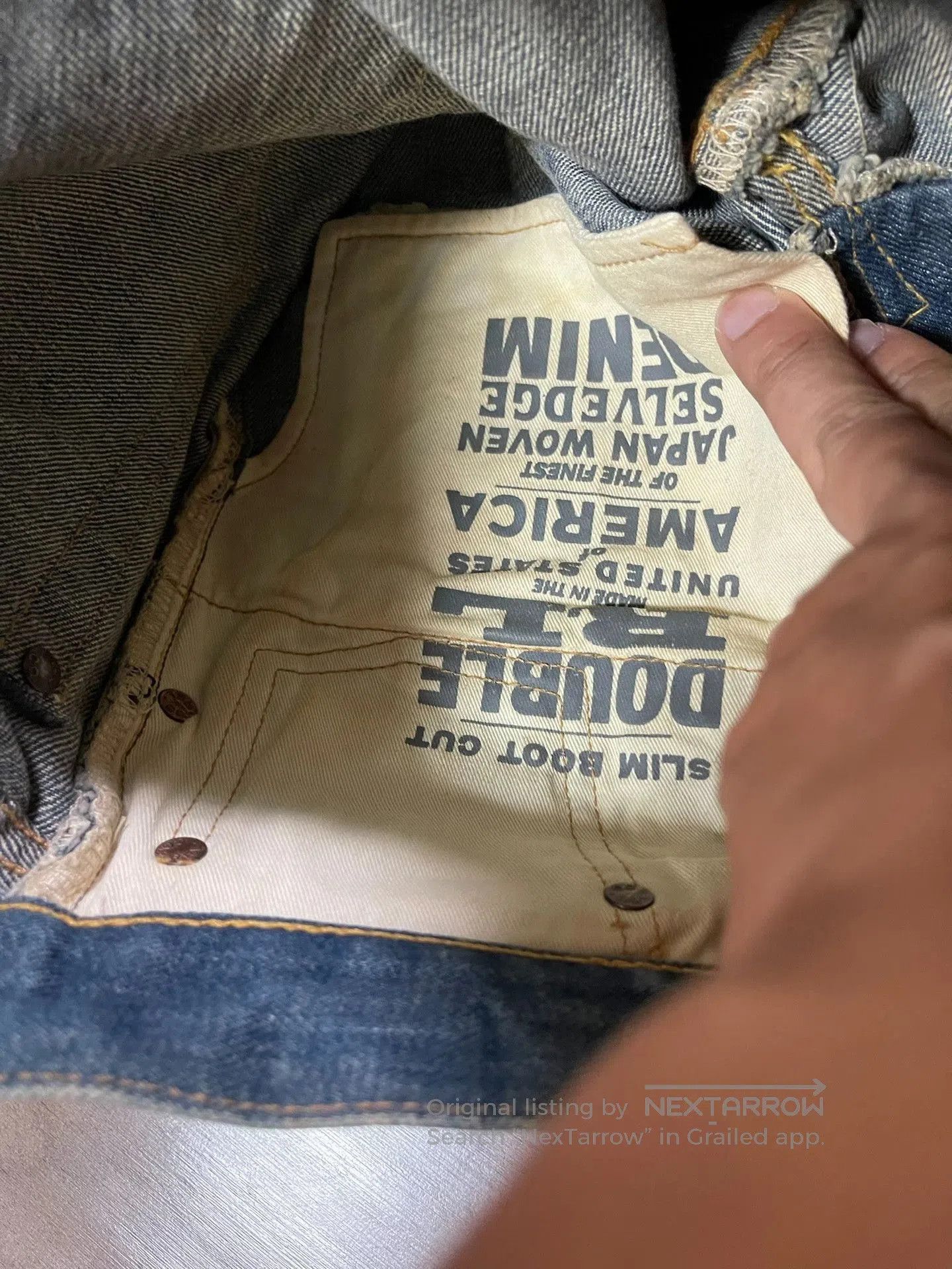 RRL Ralph Lauren RRL Distressed Washed Denim Jeans. Size US 32 / EU 48 - 6 Thumbnail