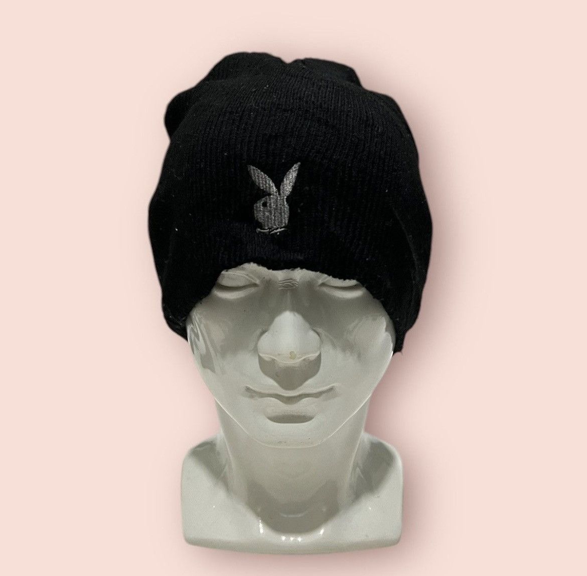 Playboy VINTAGE EMBROIDERED SMALL BUNNY LOGO PLAYBOY BEANIE Size ONE SIZE - 11 Thumbnail