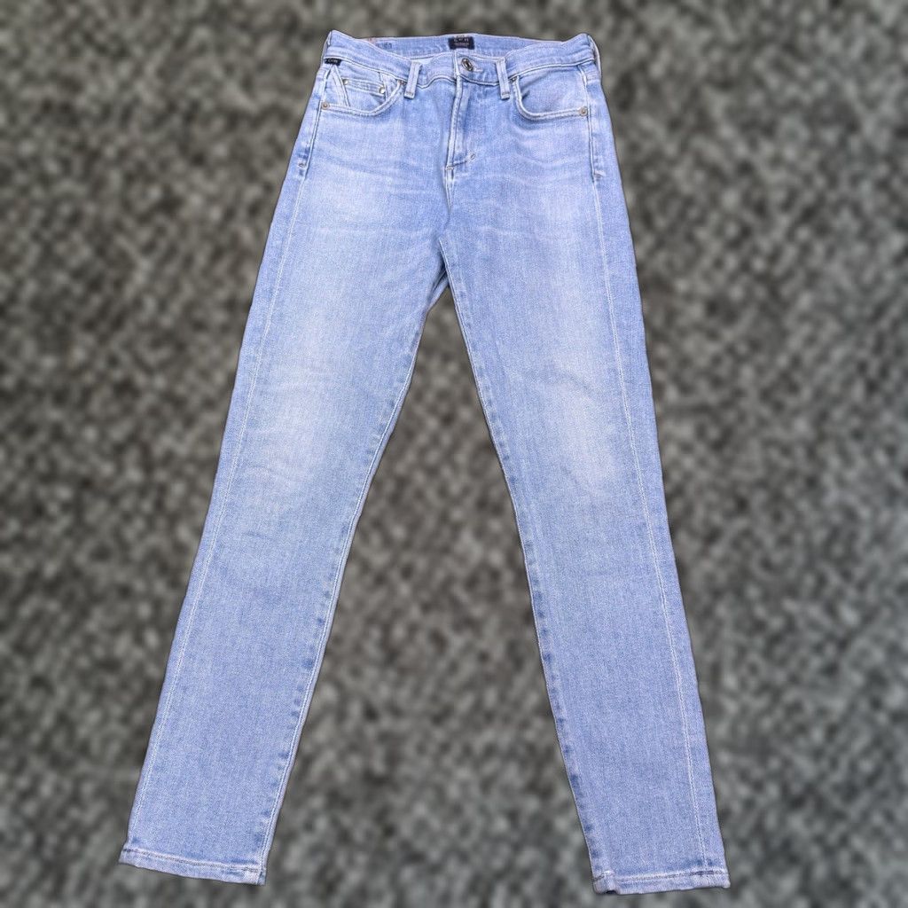 Citizens Of Humanity Citizens Of Humanity Jeans Rocket Crop High Rise Skinny 24 Blue Stretch Size 42" / US 20 - 1 Thumbnail