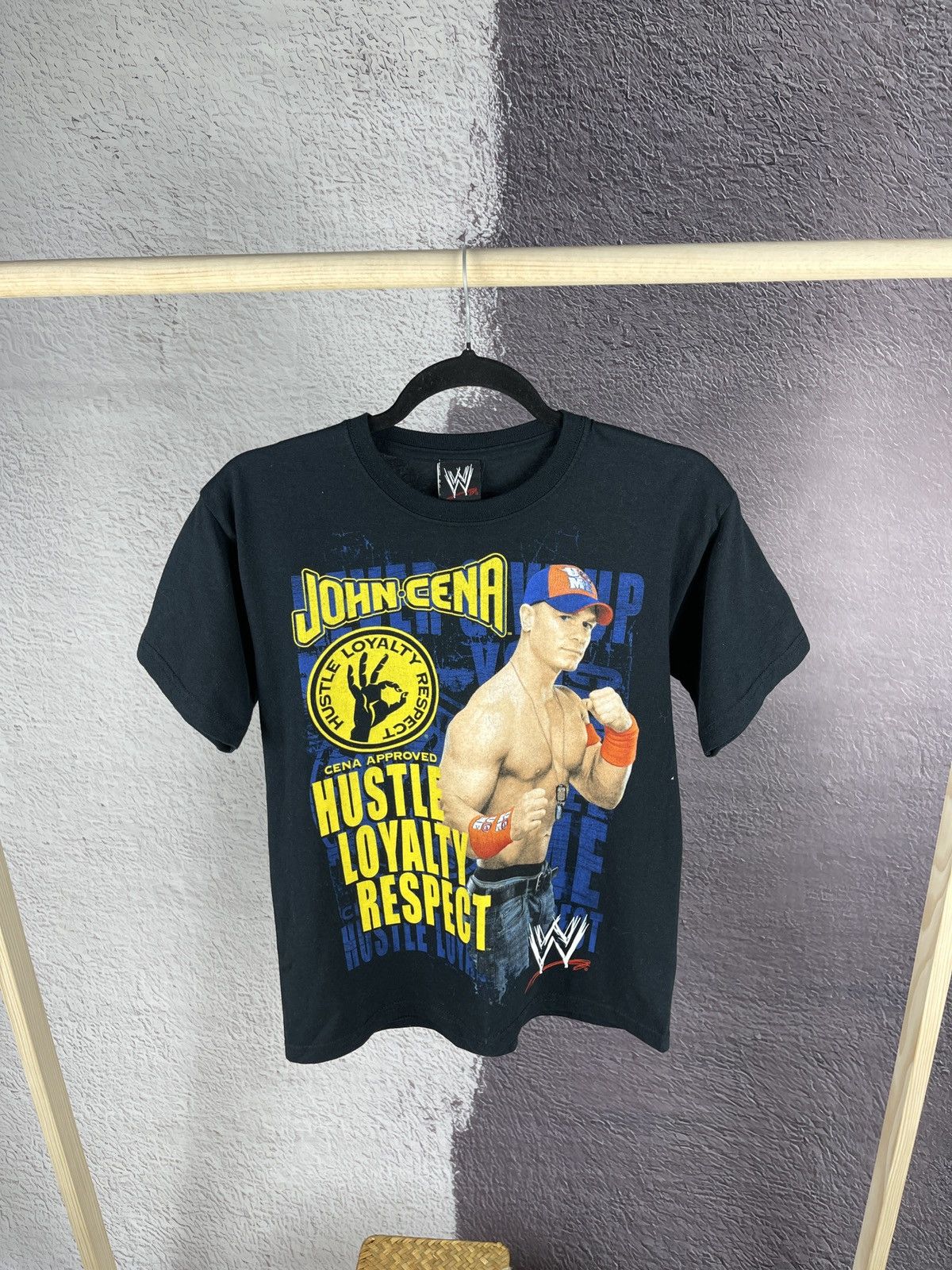 Vintage VTG 2007 WWE John Cena Fifth Sun Double Sided T-shirt Black Size US XXS / EU 40 - 1 Thumbnail