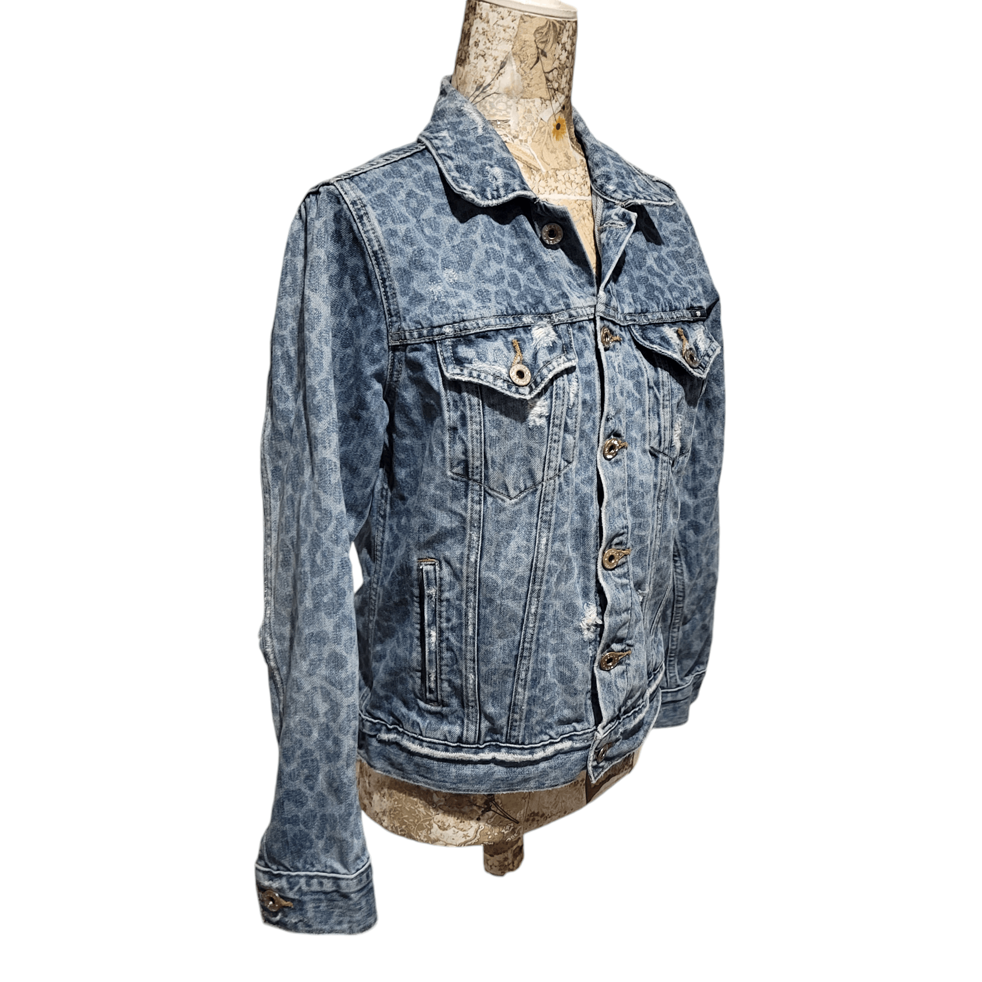 Lucky Brand Lucky Brand The Tomboy Trucker Blue Jean Jacket Size M / US 6-8 / IT 42-44 - 8 Thumbnail