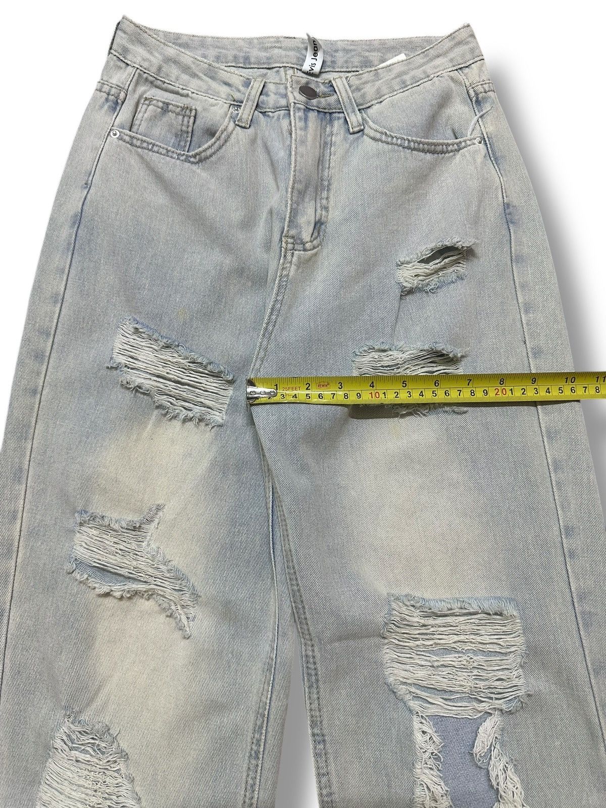 Japanese Brand Distressed Jeans With Baggy Loose Style Size US 28 / EU 44 - 15 Thumbnail