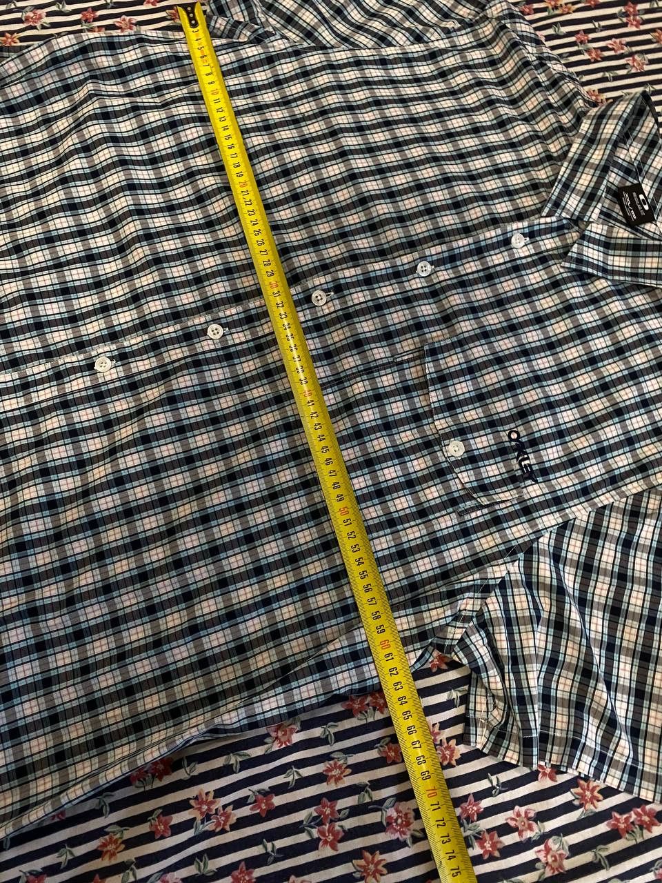 Oakley Oakley Shirt Button Up Multicolor Plaid Short Sleeve Size US XXL / EU 58 / 5 - 11 Thumbnail