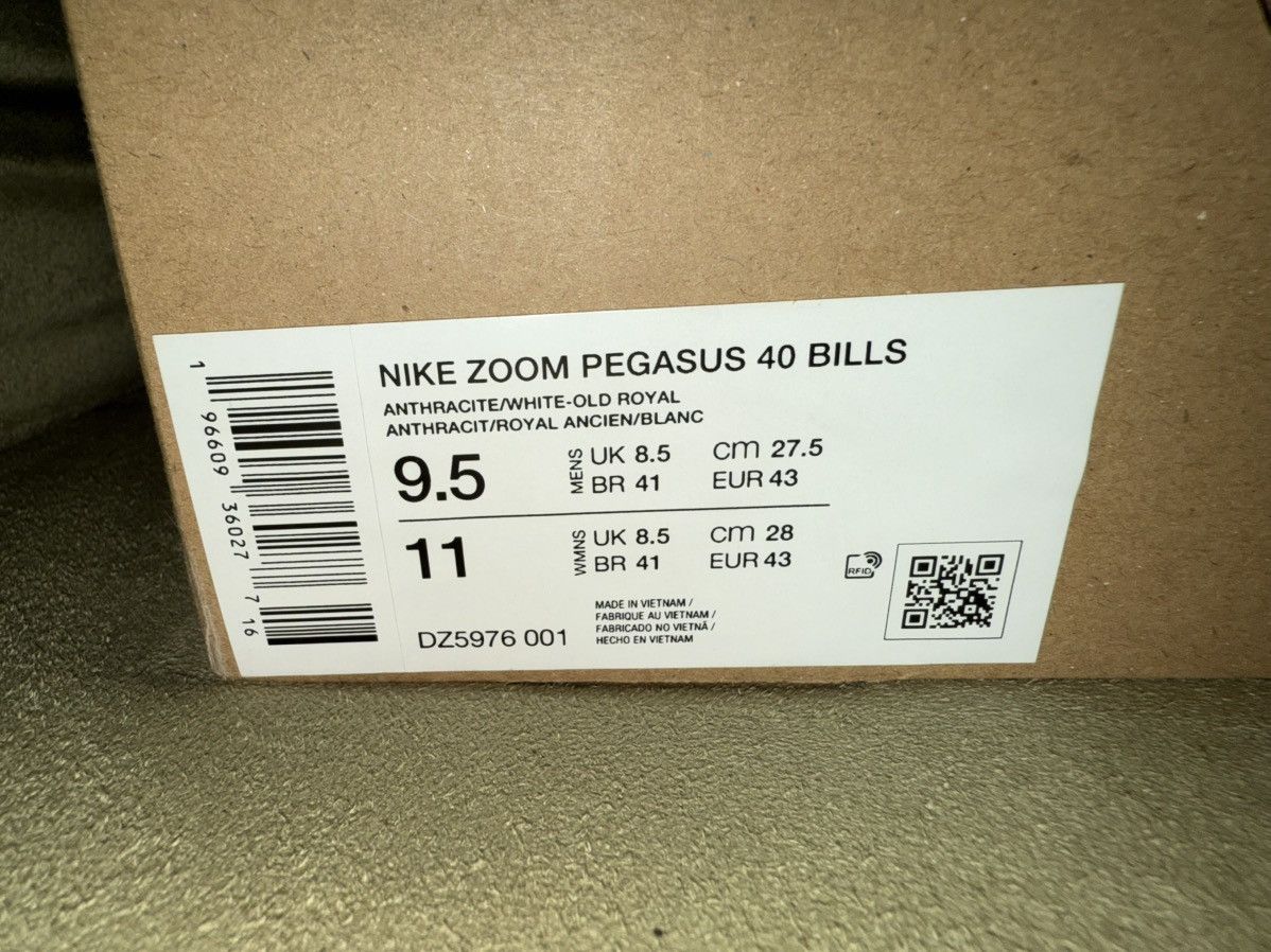 Nike Nike Air Zoom Pegasus 40 NFL “Buffalo Bills” New in Box! 9.5 Size US 9.5 / EU 42-43 - 5 Thumbnail