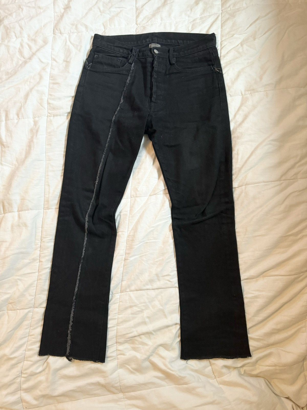 image of Unsound Rags Black Raw Japanese Denim, Men's (Size 30)