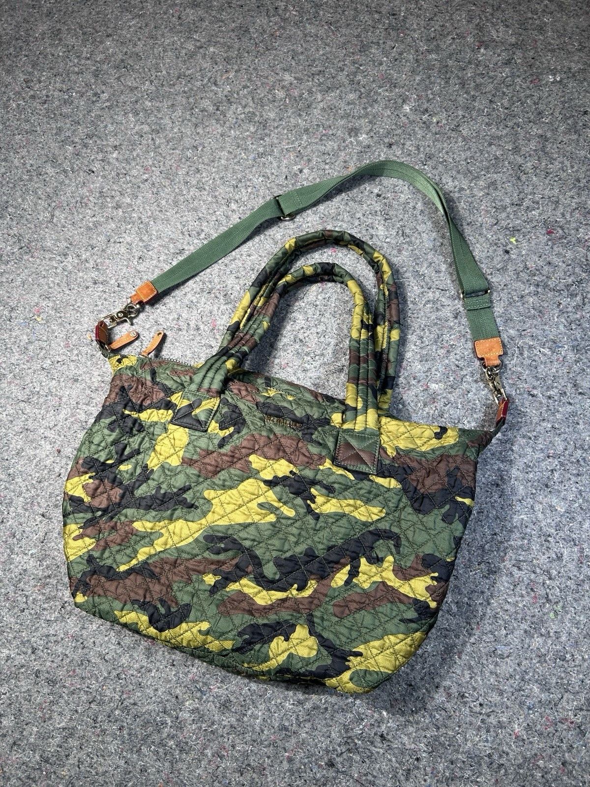 MZ Wallace MZ Wallace Camo Travel Jimmy Quilted Weekend Duffel Bag Size ONE SIZE - 1 Thumbnail