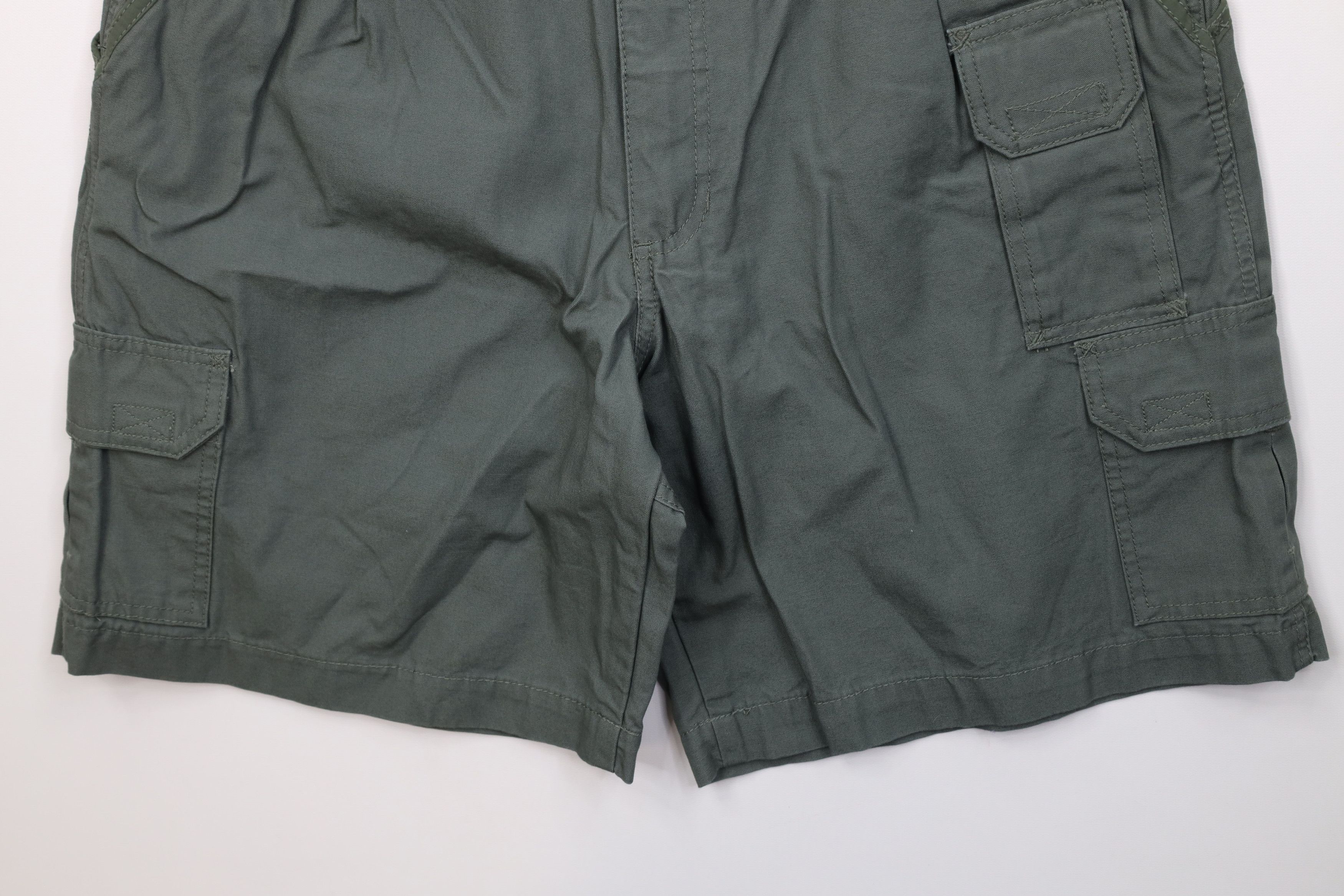 Vintage Vintage 5.11 Tactical Uniform Cargo Shorts Green Cotton Size US 34 / EU 50 - 4 Thumbnail