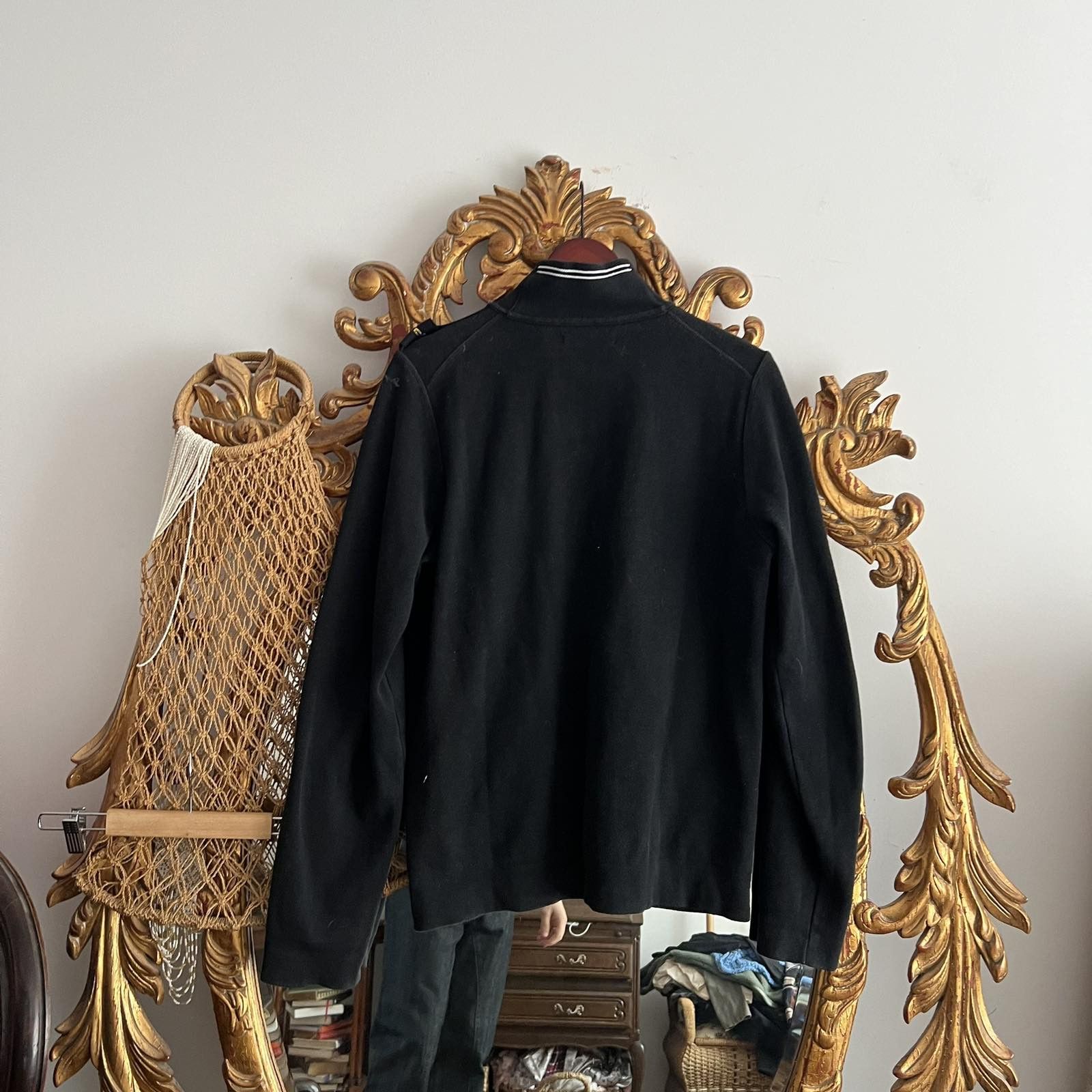Stone Island VTG 90s Stone Island Designer Quarter Zip Sweatershirt Sz L Size US L / EU 52-54 / 3 - 2 Thumbnail