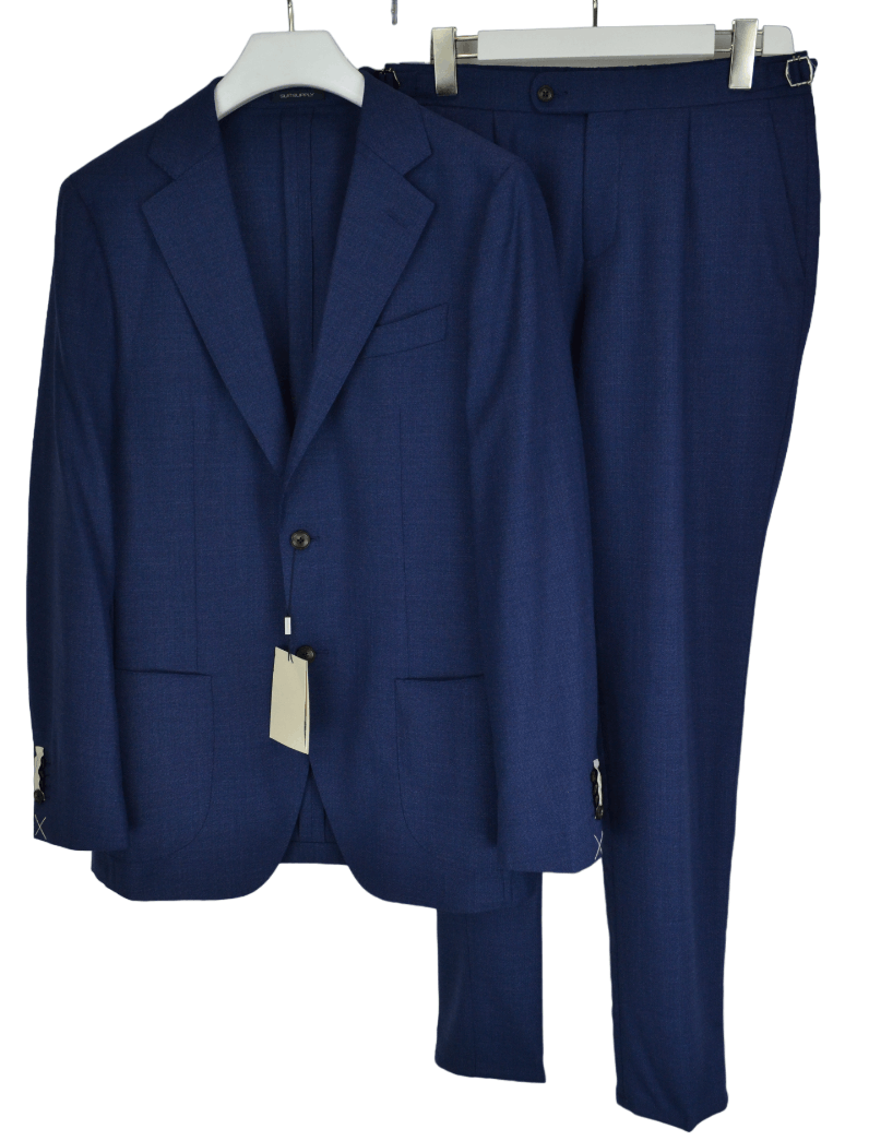 Suitsupply SUITSUPPLY Havana Patch Ames Pleat Suit Mens UK 40L / UK 36 Size 36R - 1 Thumbnail