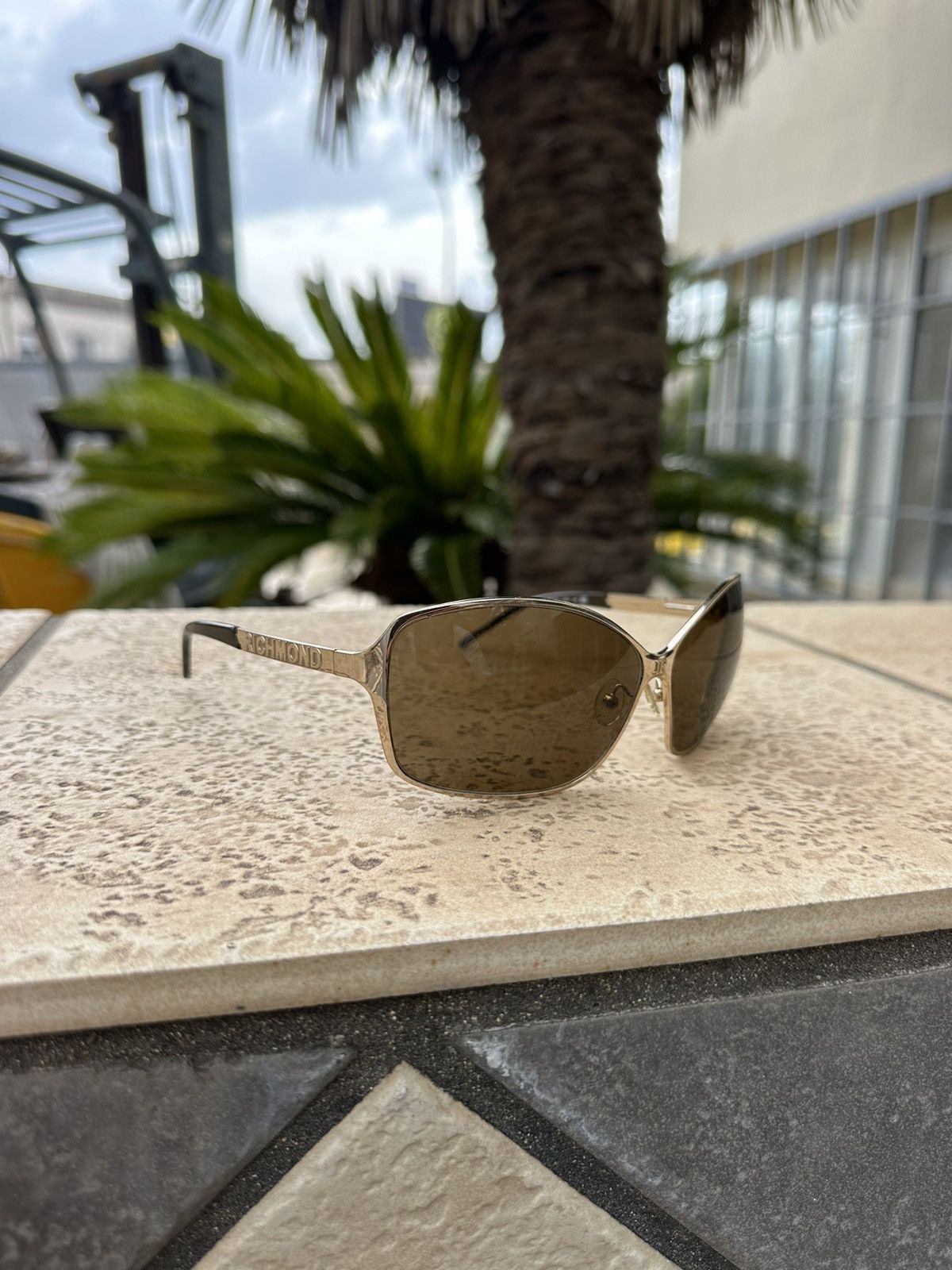 John Richmond Sunglasses Gold JR 55704