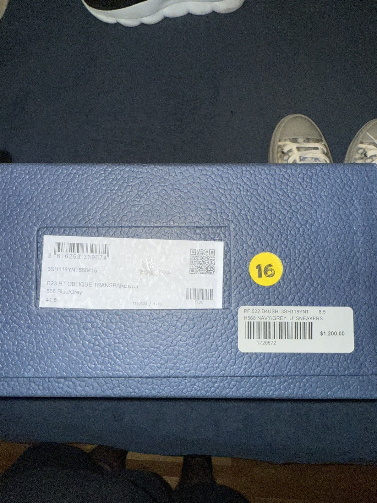 Dior Christian Dior high top logo sneakers Size US 9 / EU 42 - 5 Thumbnail