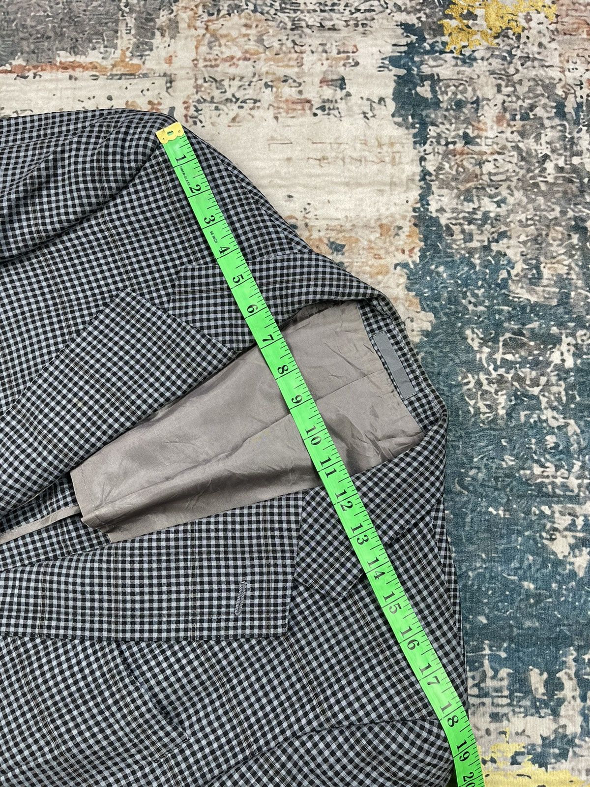 Burberry Burberry London Checked Plaid Silky Wool Blazer Size US M / EU 48-50 / 2 - 12 Thumbnail