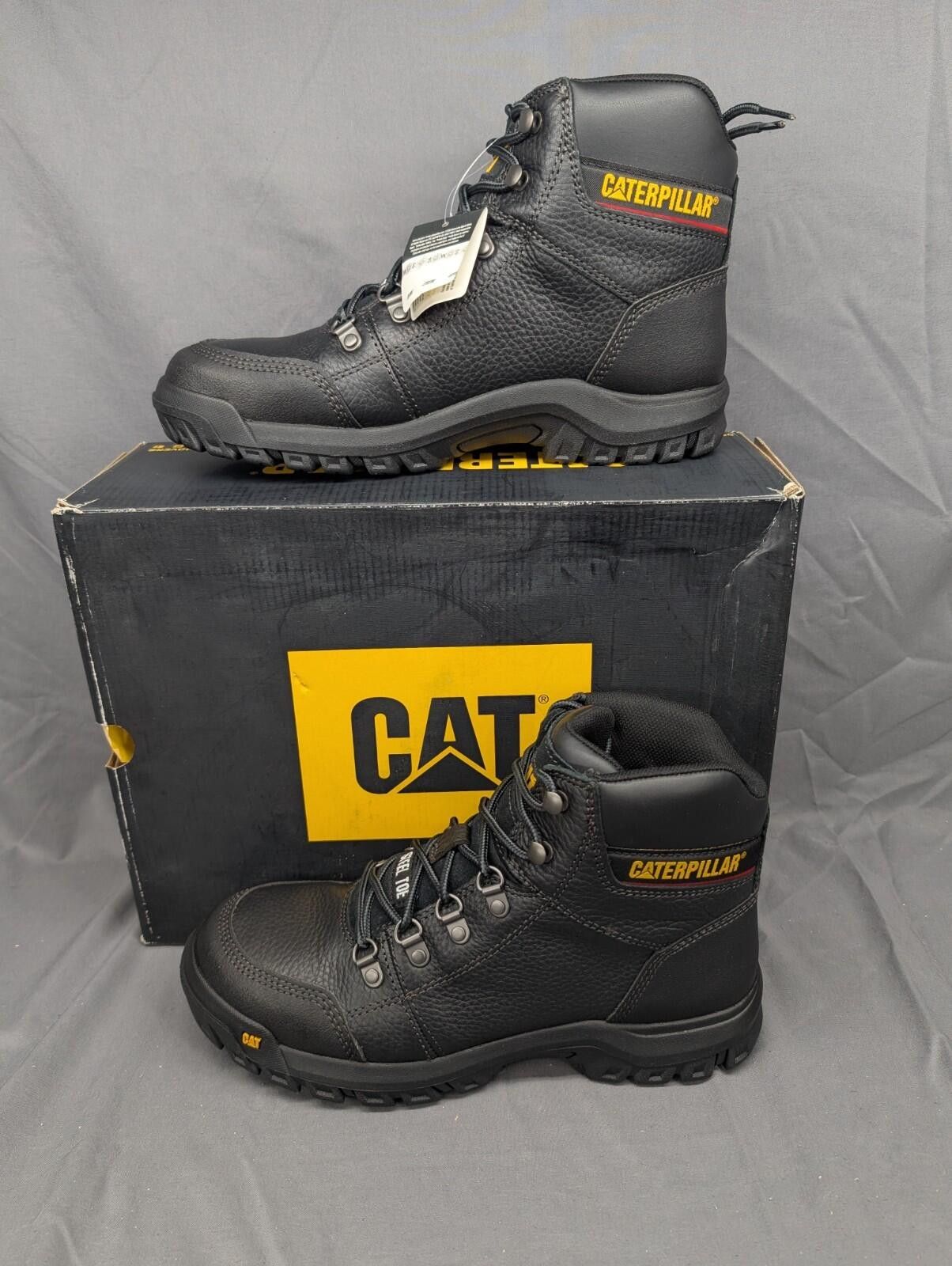 Caterpillar Caterpillar CAT Outline ST Steel Toe Work Boots Black 10.5M Size US 10.5 / EU 43-44 - 2 Thumbnail
