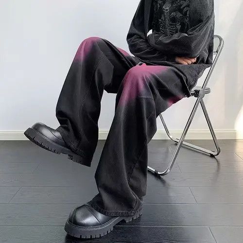 Jean Mashiko x Akane Purple Faded Baggy Denim Jeans Size US 30 / EU 46 - 6 Thumbnail