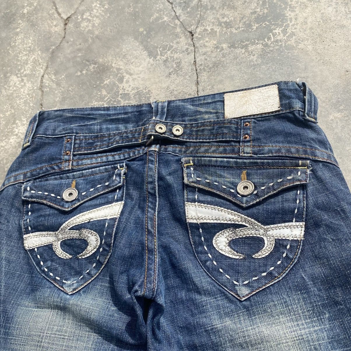 Japanese Brand Rare Red Pepper Clawmark Flare Size US 28 / EU 44 - 5 Thumbnail