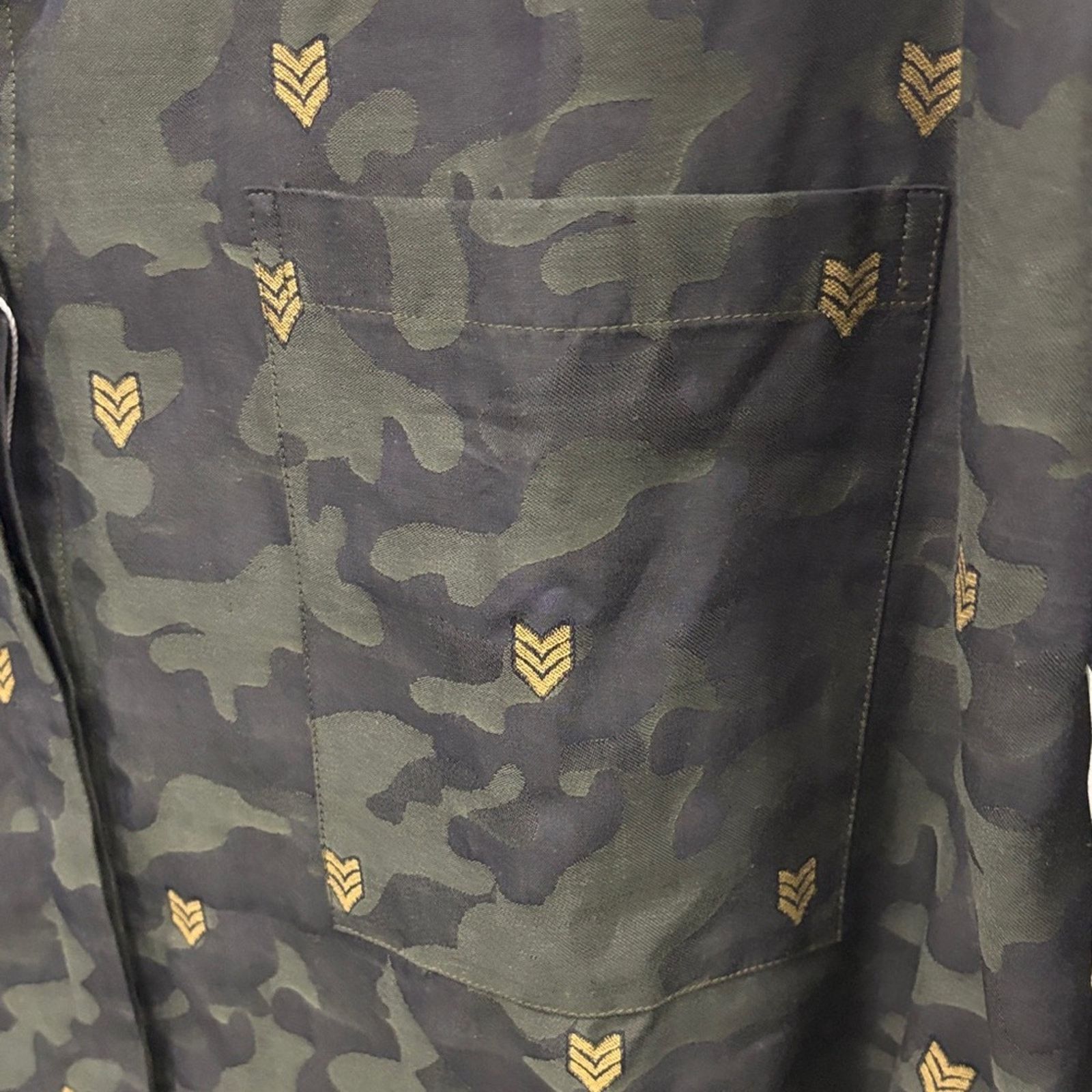Other NWT Van Laack Women’s Camouflage Shirt with Gold Accents L Size L / US 10 / IT 46 - 3 Thumbnail