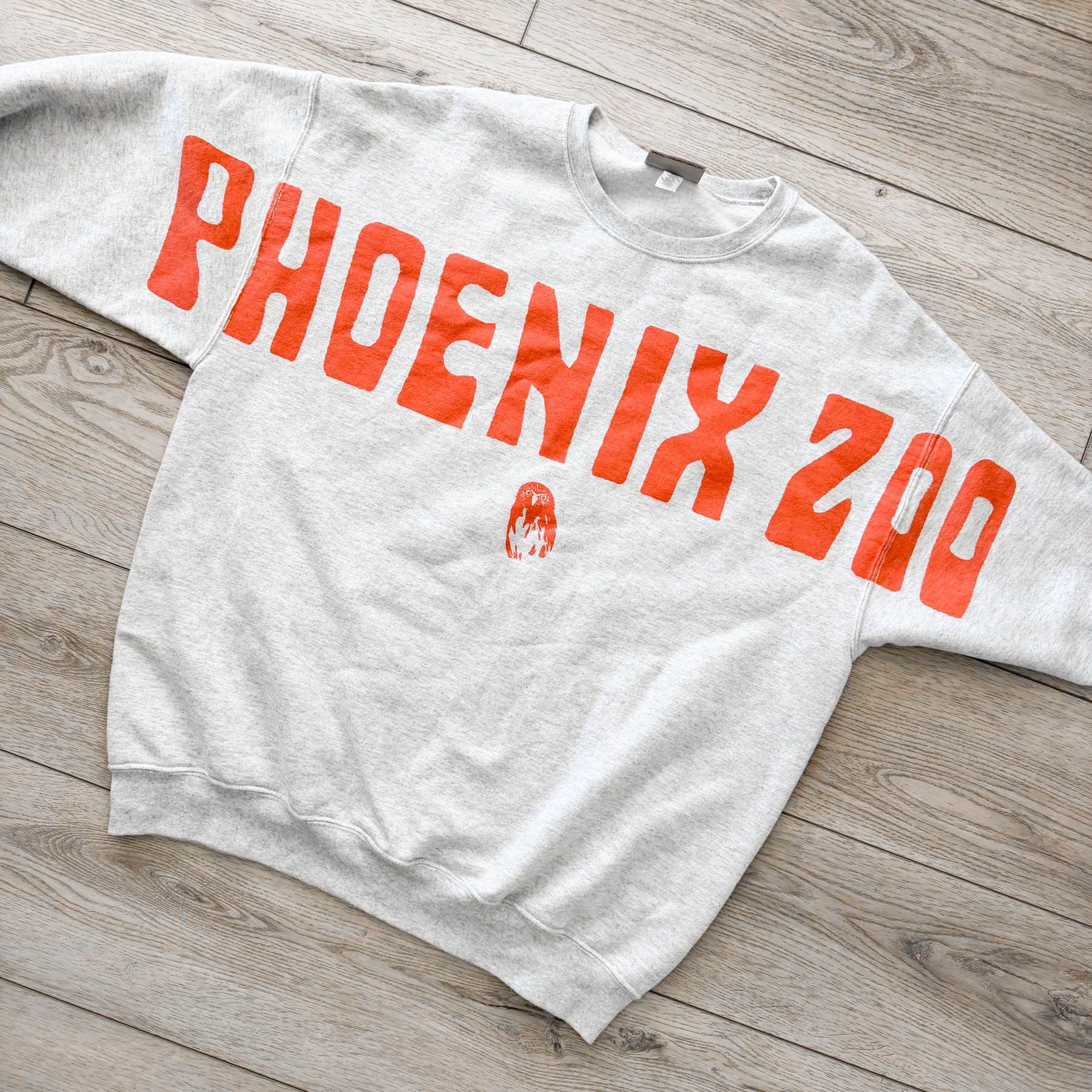 Vintage Vintage Y2K Phoenix Zoo Spellout Logo Crewneck Sweatshirt Size US XL / EU 56 / 4 - 3 Thumbnail