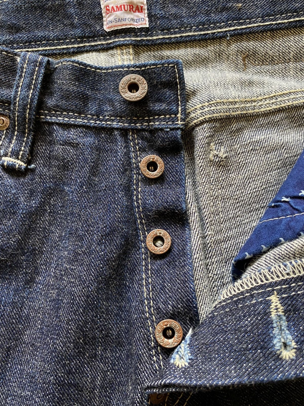 Samurai Jeans SAMURAI X UNIQUE JEAN STORE - UJS130 "30th Anniversary" Size US 29 - 5 Thumbnail