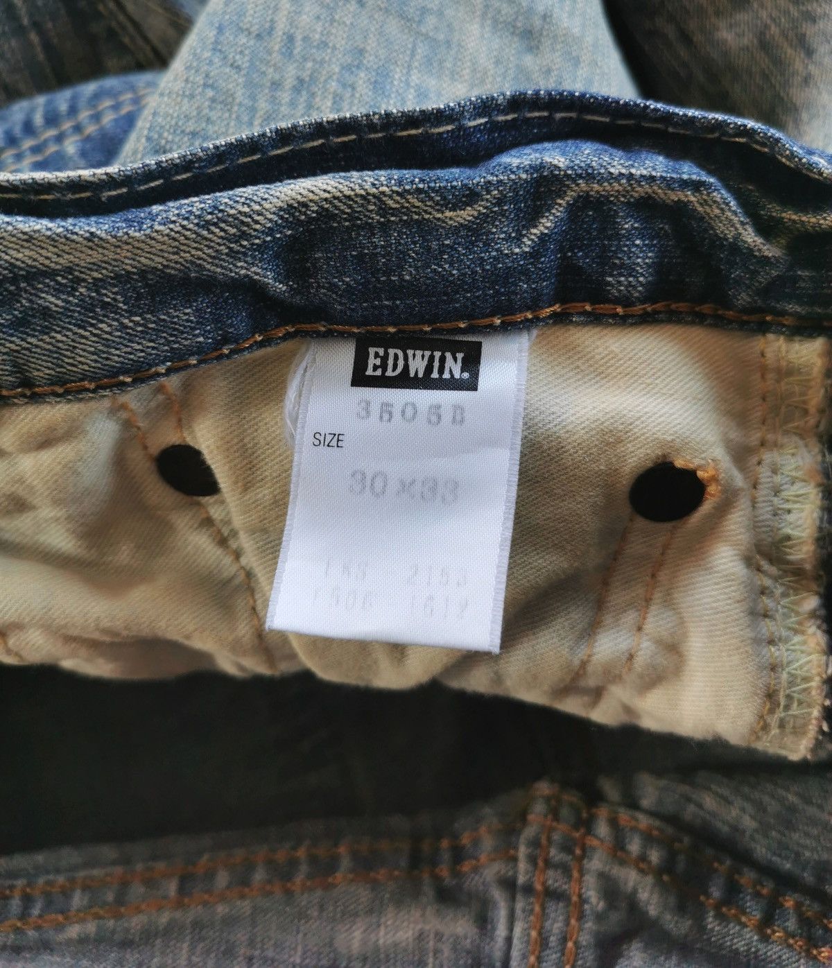 Edwin Rustic Vintage Edwin 505BXX Selvedge Denim Jeans Size US 31 - 8 Thumbnail