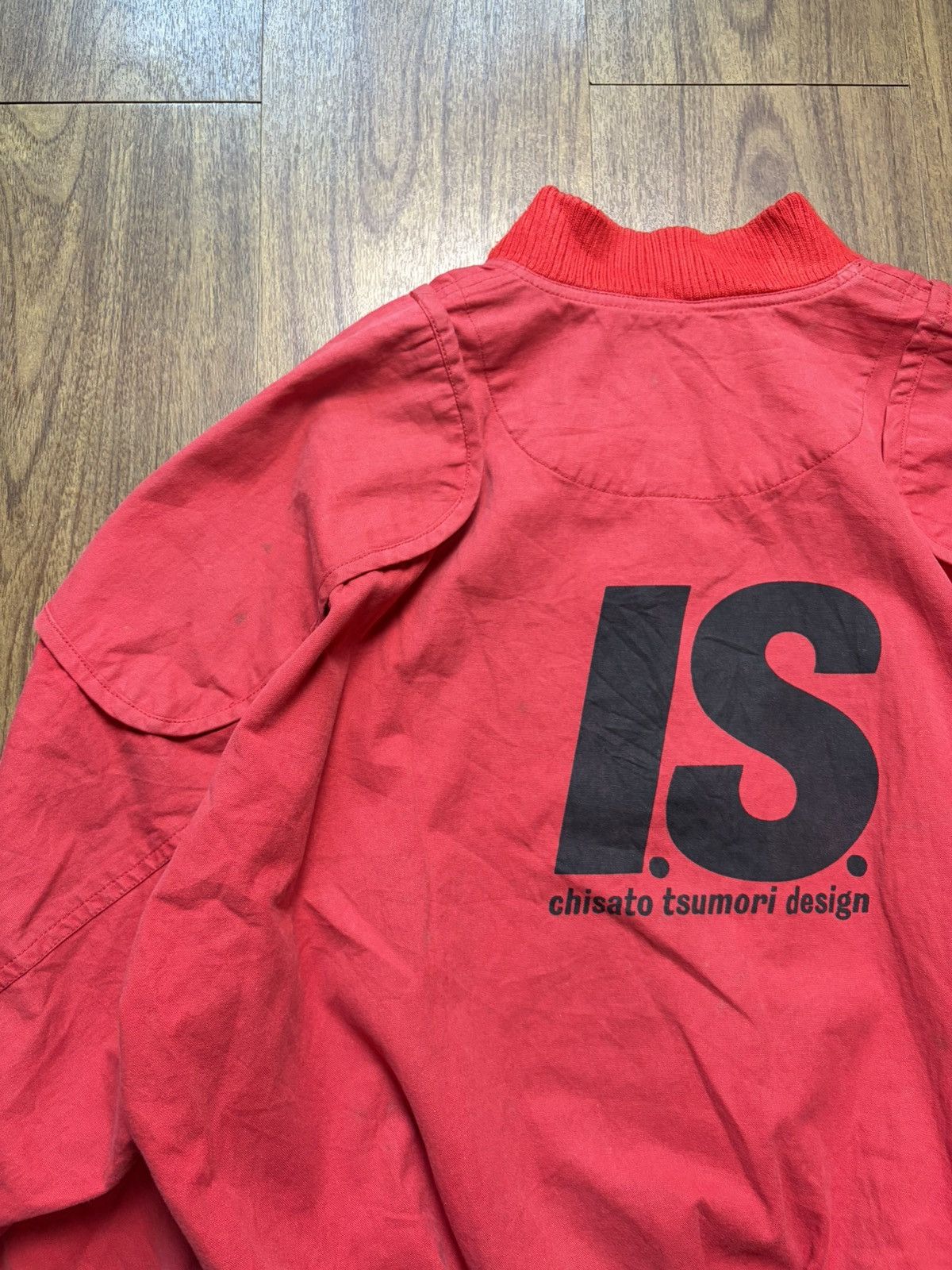 Issey Miyake FREE TAX! 80’s Issey Miyake Sport Red Bomber Jacket Size US M / EU 48-50 / 2 - 4 Thumbnail