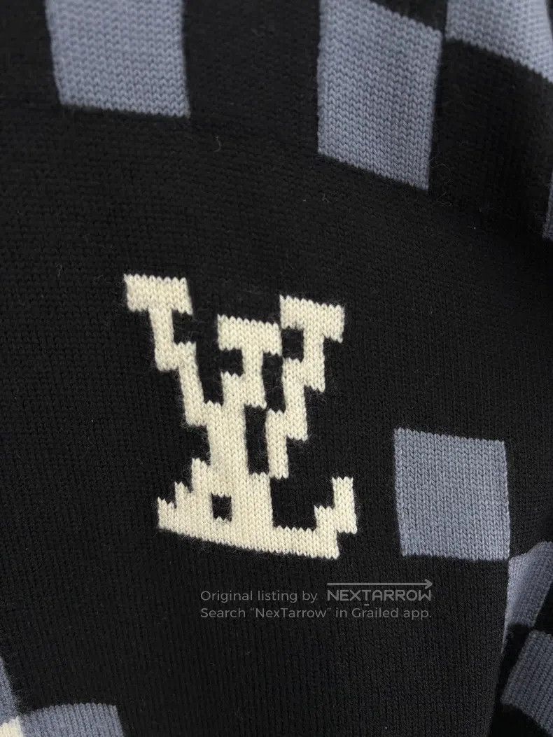 Louis Vuitton Louis Vuitton Checkerboard mosaic logo sweatshirt Size US XL / EU 56 / 4 - 4 Thumbnail