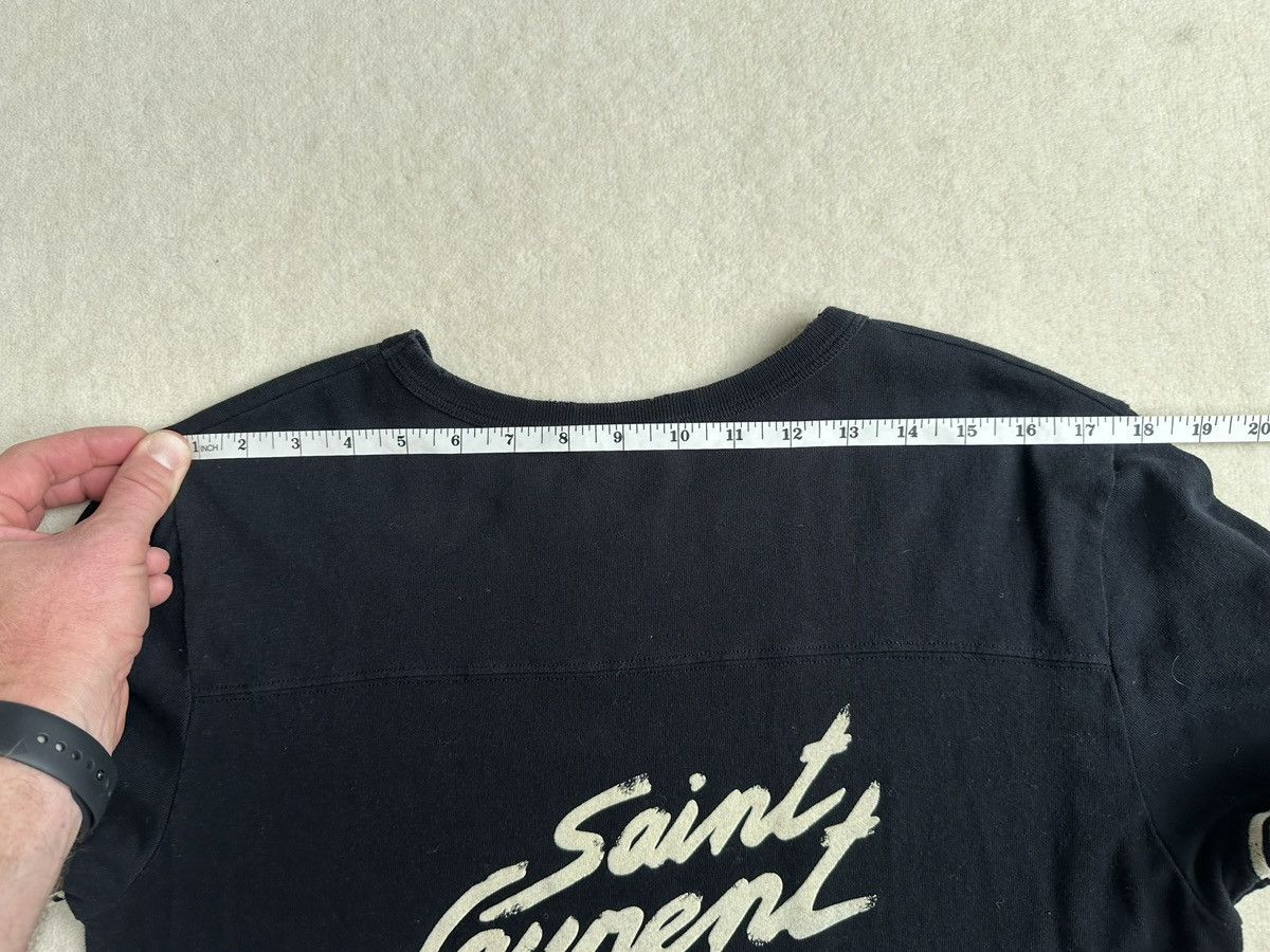 Saint Laurent Paris Grail Saint Laurent 50’s signature logo black t shirt Size US S / EU 44-46 / 1 - 7 Thumbnail