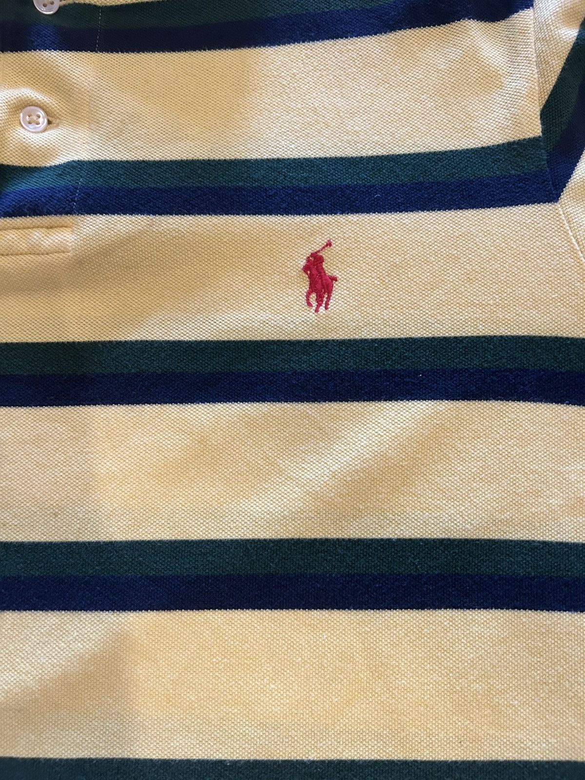 Polo Ralph Lauren Polo Ralph Lauren Men's Striped Polo Shirt Size US XL / EU 56 / 4 - 4 Thumbnail