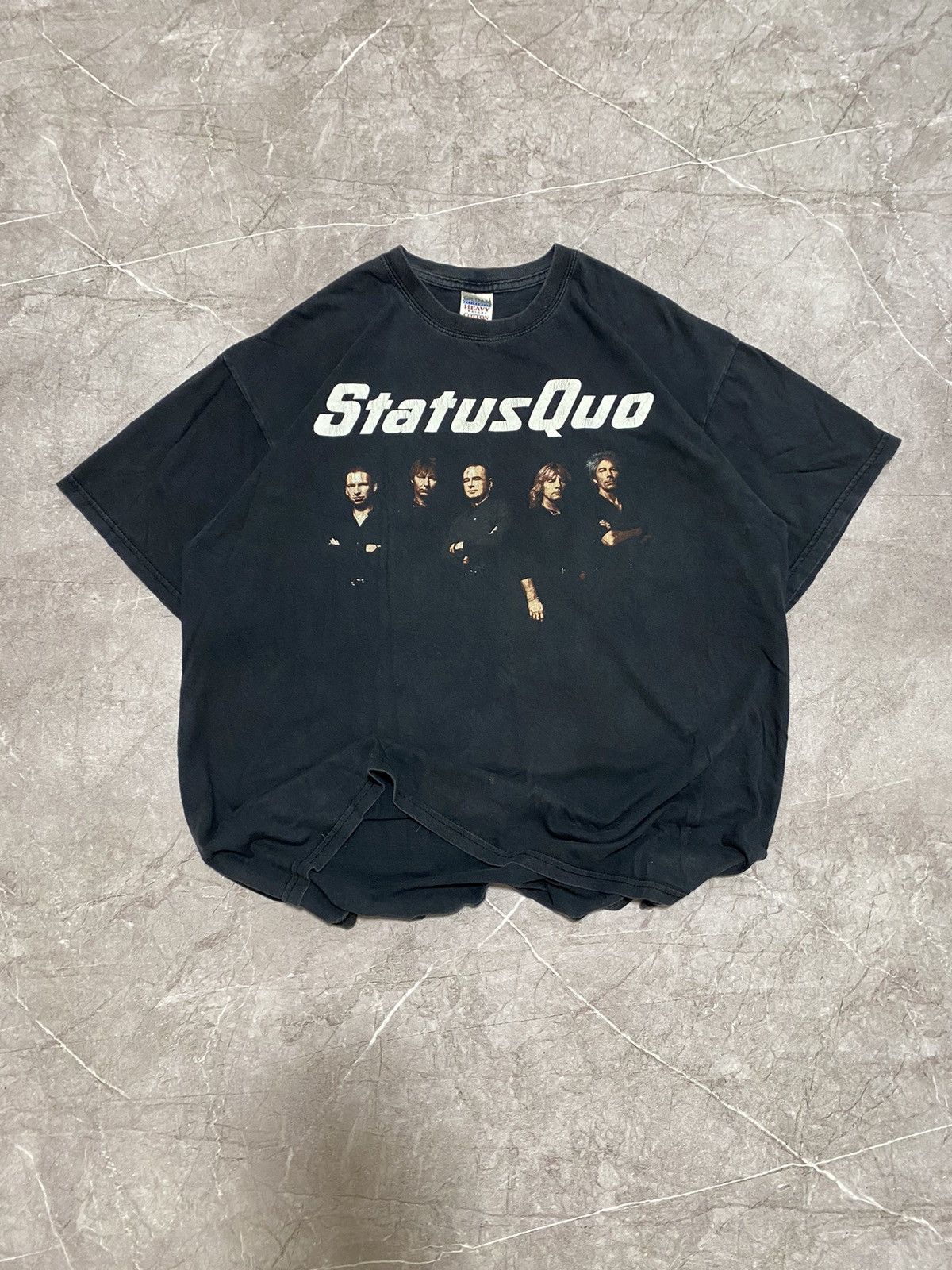 Band Tees × Vintage VTG Status Quo Heavy Traffic World Tour T Shirt Summer 2003 Size US XL / EU 56 / 4 - 2 Thumbnail