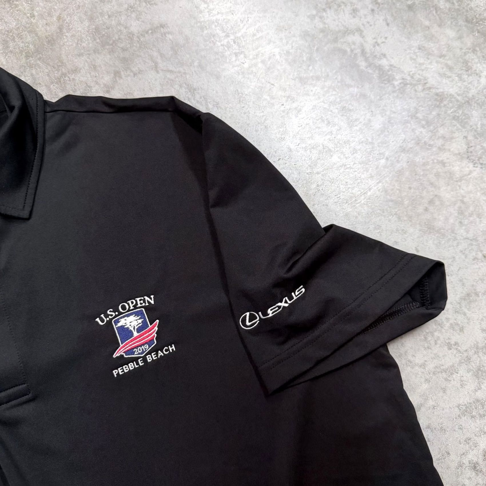 Ralph Lauren Ralph Lauren RLX Polo Shirt Mens L Black Golf U.S. Open Pebble Beach 2019 Embroidered Logo Moisture Wicking Short Sleeve Collared Vintage: No Size US L / EU 52-54 / 3 - 3 Thumbnail