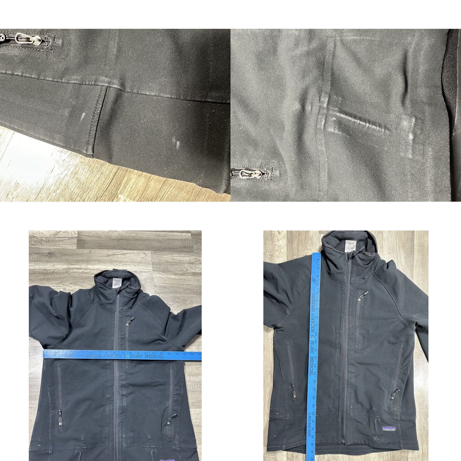 Patagonia VINTAGE Patagonia Jacket Women’s S Black Nylon Polyester Logo Pockets Outdoors Velvety? Size S / US 4 / IT 40 - 10 Thumbnail