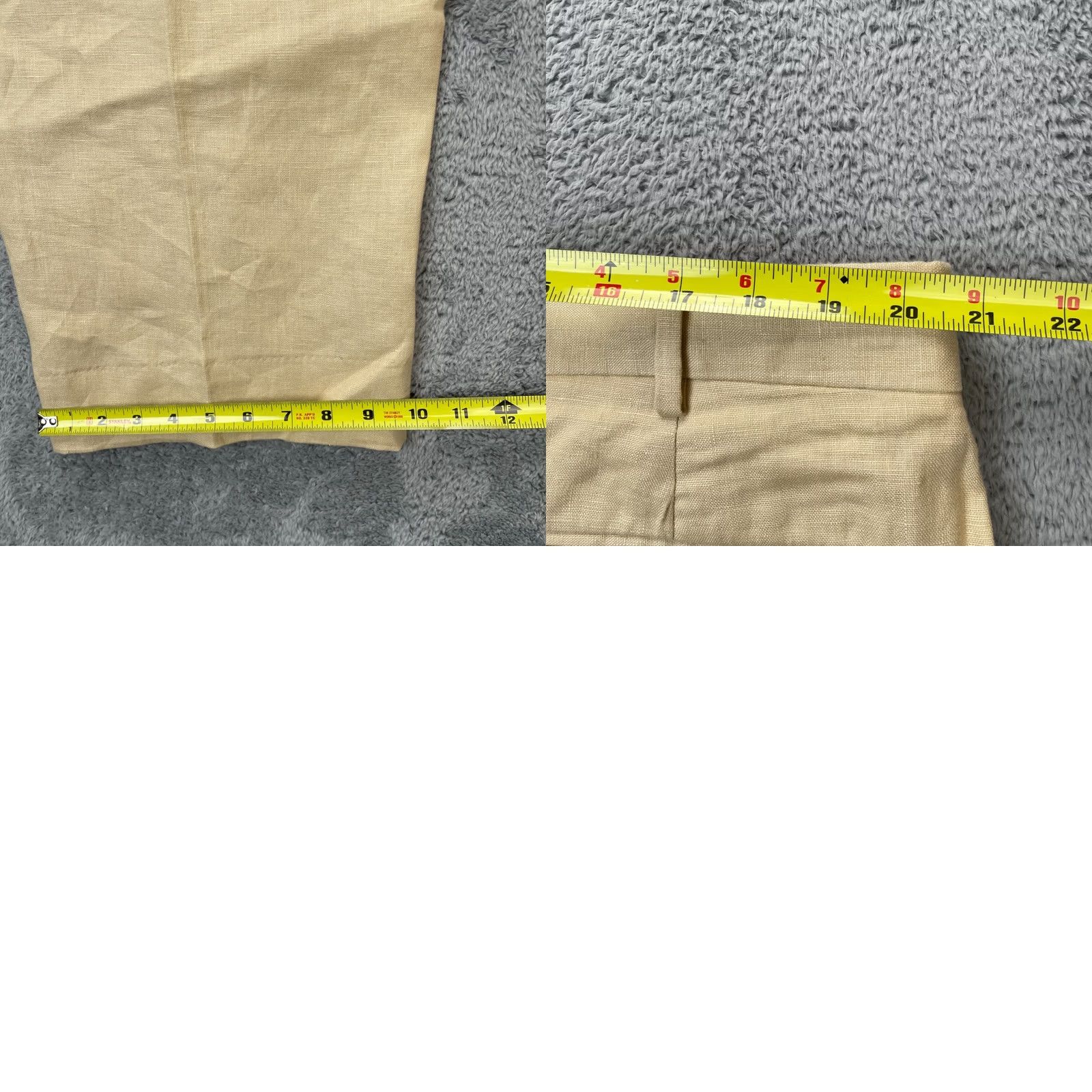 Vintage VTG Paul Fredrick Pants Mens 42 Beige Linen Pleated Straight Leg Chino Formal Size US 42 / EU 58 - 8 Thumbnail