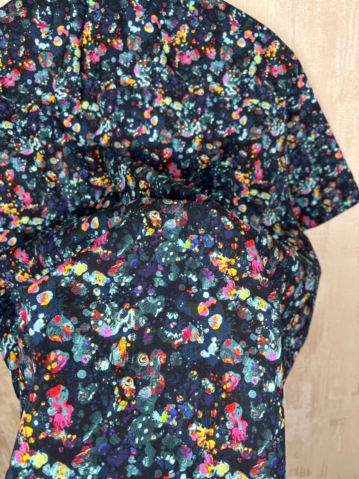 Other Blake Mill Multicolor Pattern Short Sleeve Shirt Size US XL / EU 56 / 4 - 16 Thumbnail
