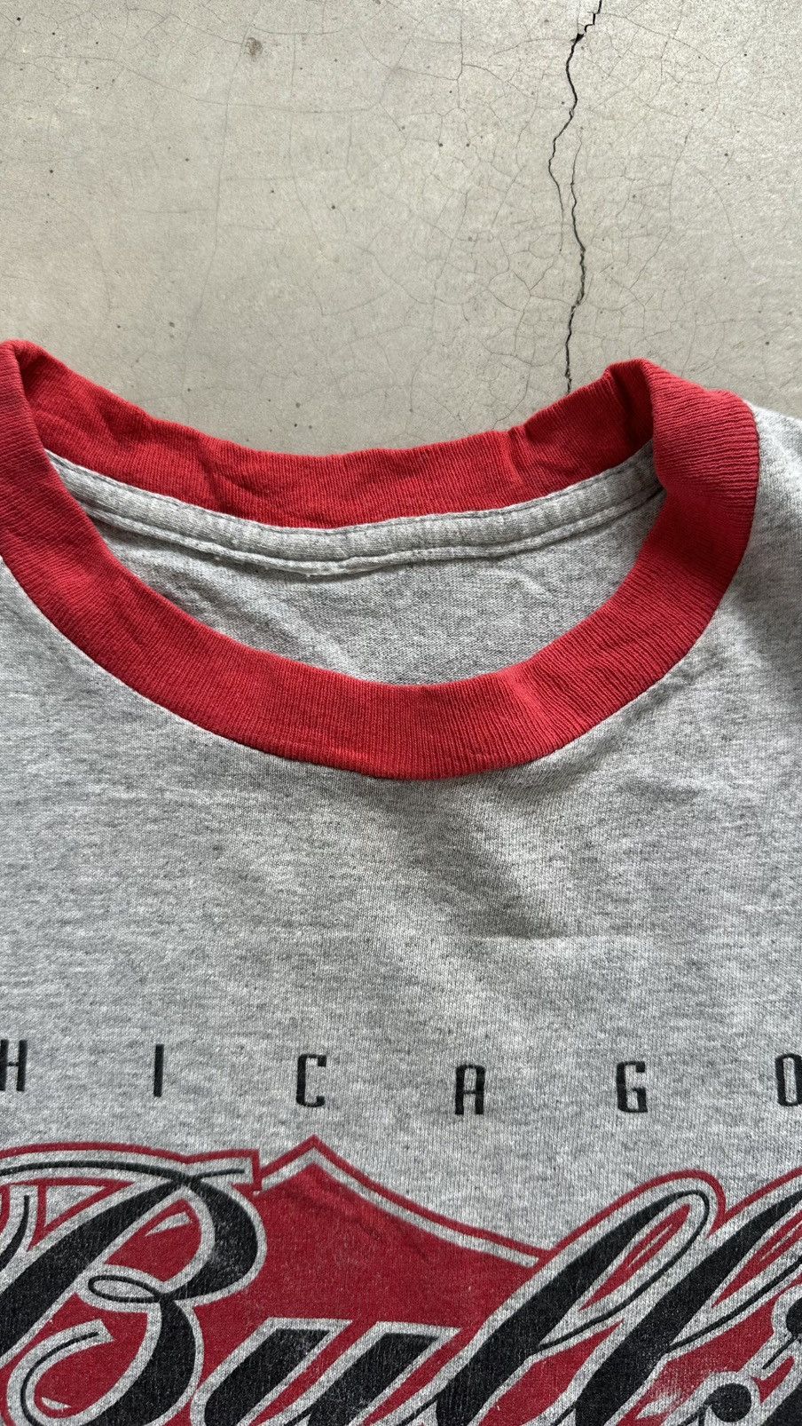 NBA × Vintage VINTAGE CHICAGO BULLS RINGER TEE Size US M / EU 48-50 / 2 - 3 Thumbnail