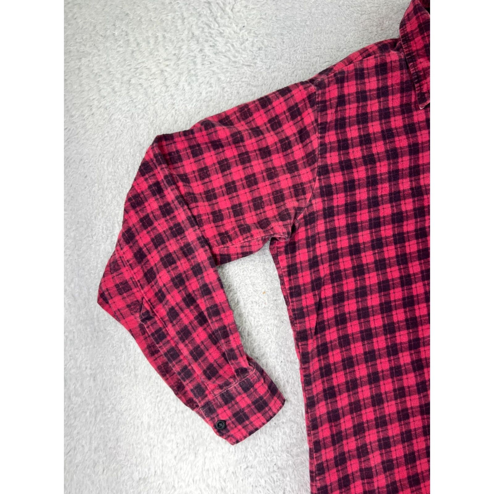 Vintage VINTAGE Eagles Ridge Shirt Men M Pink Plaid 100% Cotton Flannel Pockets Button-Up Decade: 90s Theme: Camping, Outdoor, American Mens Size US M / EU 48-50 / 2 - 5 Thumbnail