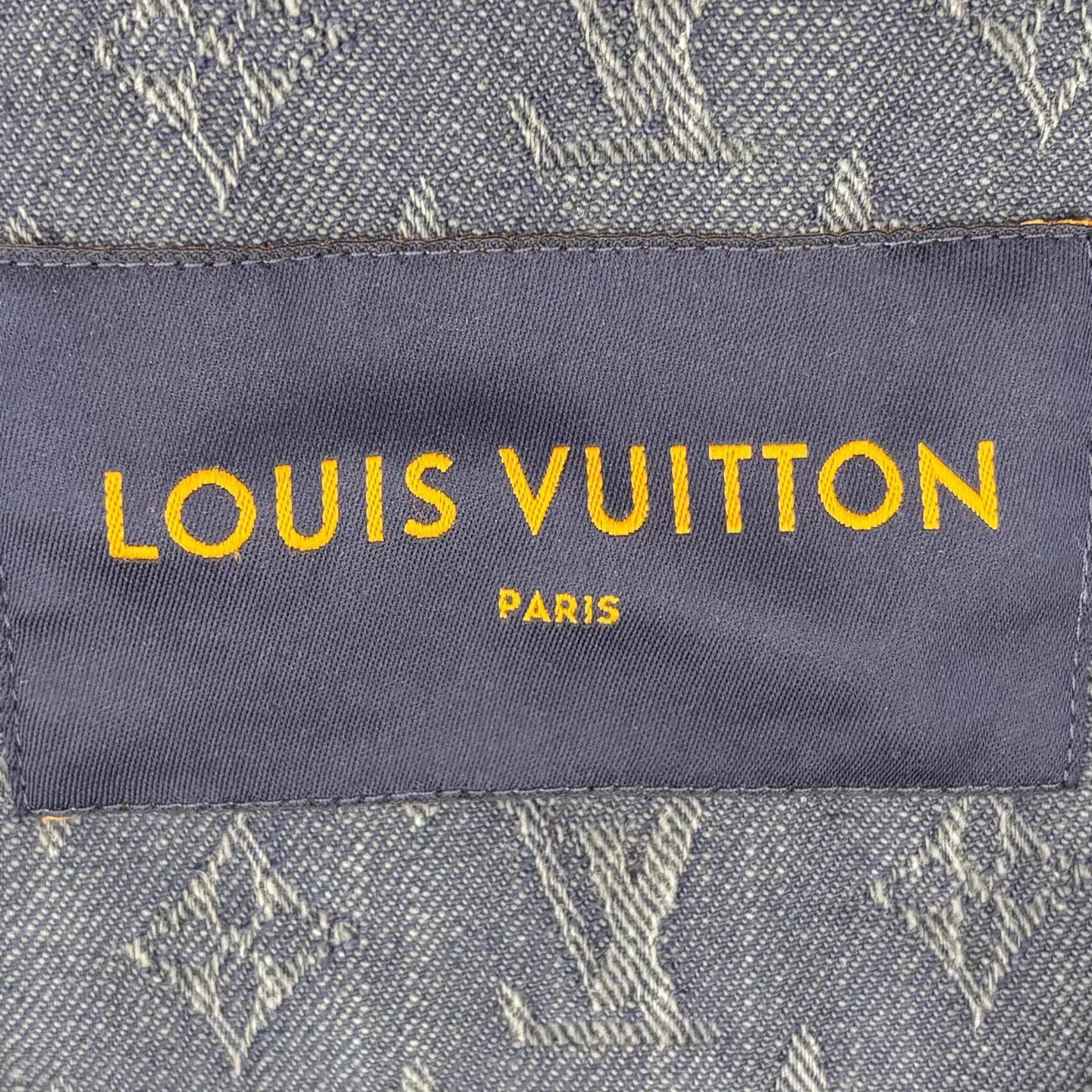 Louis Vuitton LV Monogram Blue Long Sleeve Denim Jacket Size 50 Size US M / EU 48-50 / 2 - 3 Thumbnail