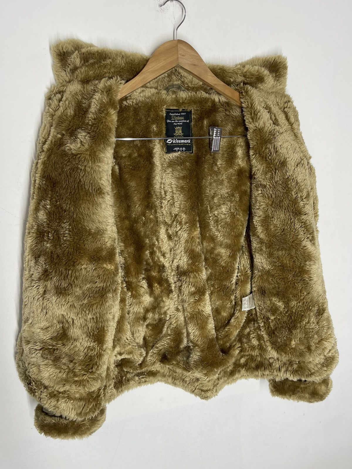 If Six Was Nine VINTAGE SUN FADED CAMOUFLAGED SHEARLING BONDAGE JACKET Size US M / EU 48-50 / 2 - 3 Thumbnail